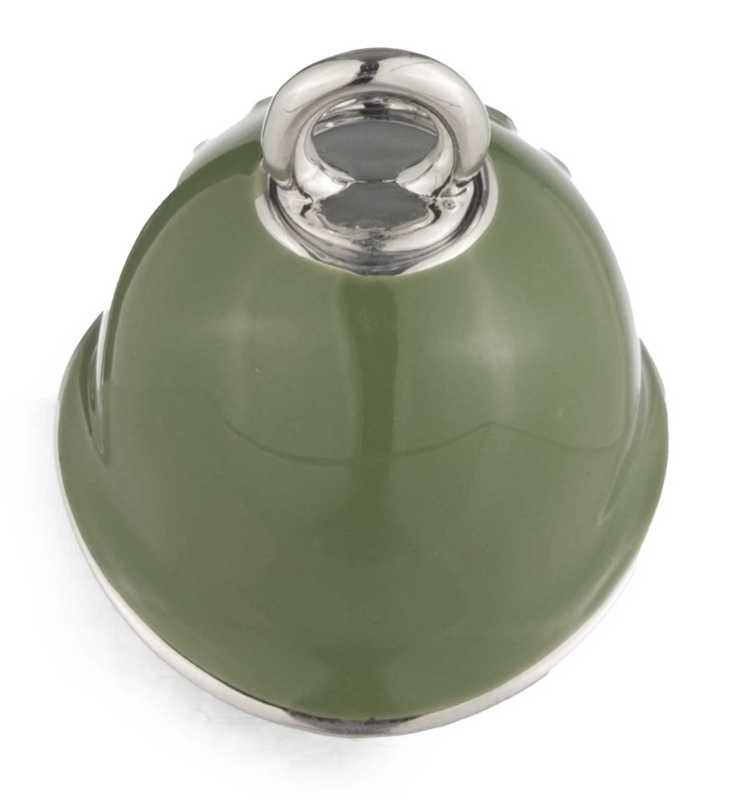 Harley-Davidson Military Style Bar & Shield Helmet Skull Ride Bell, Silver/Green - No Hassle Returns at Wisconsin Harley