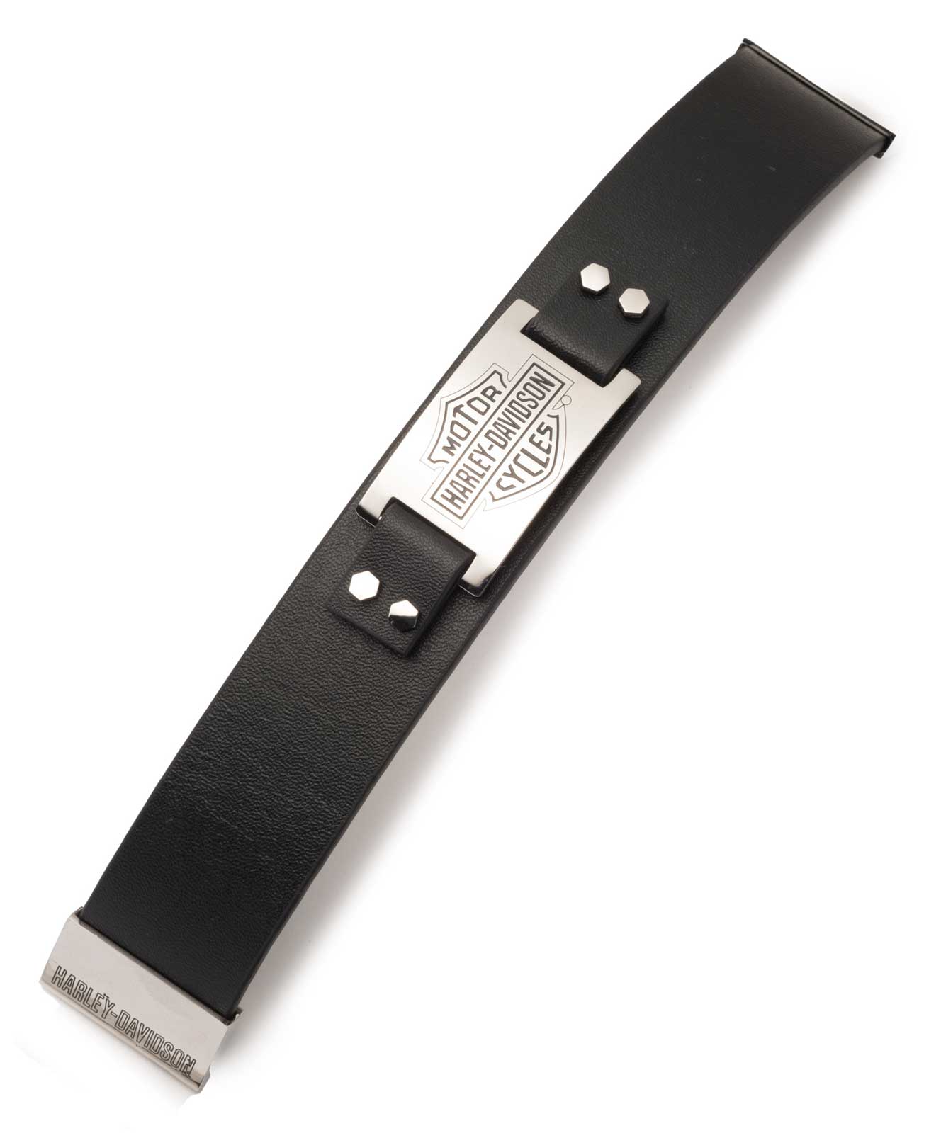 Harley-Davidson Free Shipping - Harley-Davidson Men's 9 in. Bar & Shield Logo Thick Leather Cuff Bracelet, Black - Free Shipping on many products plus Orders Over $99