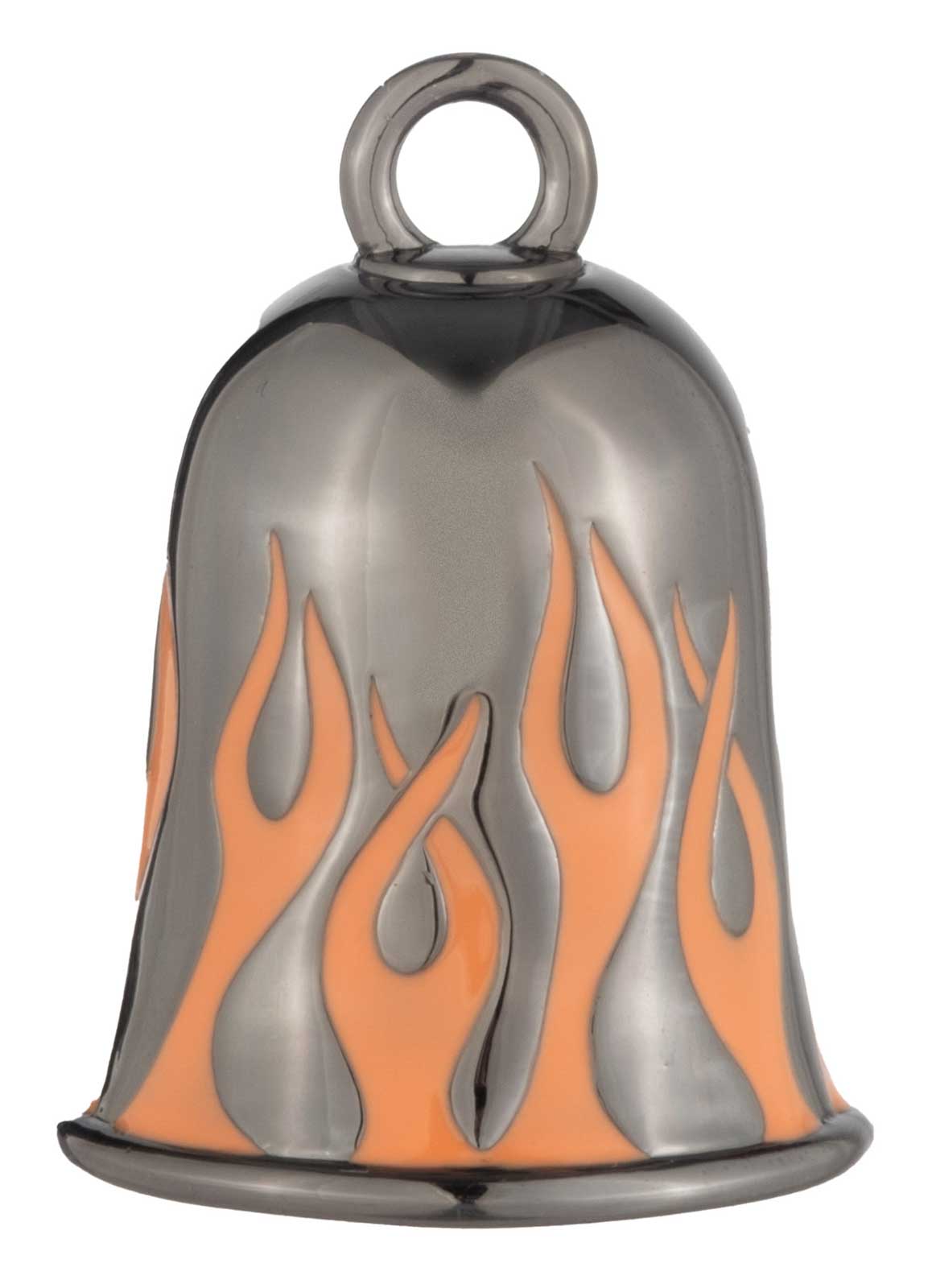 Harley-Davidson Free Shipping - Harley-Davidson Hematite Plated Orange Flames Bar & Shield Logo Ride Bell, Black - Free Shipping on many products plus Orders Over $99