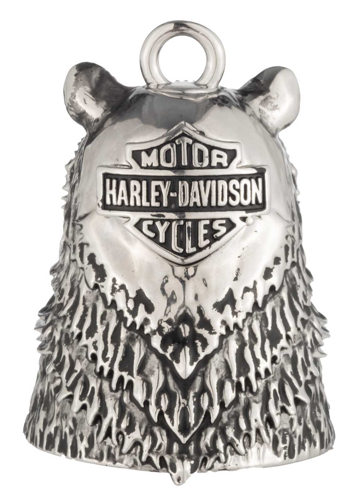 Harley-Davidson Free Shipping - Harley-Davidson Sculpted Bear Head Bar & Shield Logo Ride Bell, Silver - Free Shipping on many products plus Orders Over $99