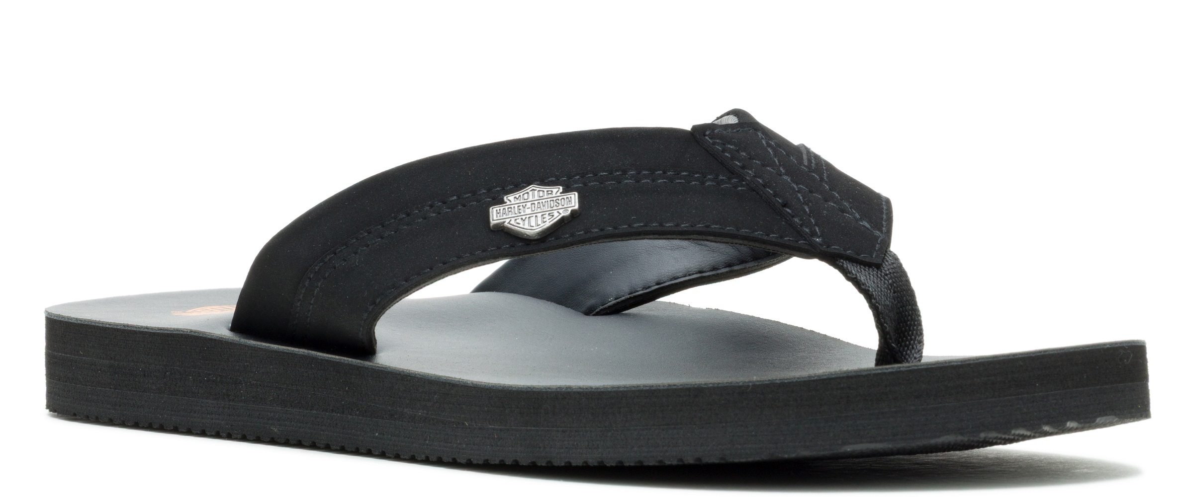 Harley-Davidson Men's Bax B&S Logo Lifestyle Flip-Flop Sandals, D93895 - Wisconsin Harley-Davidson