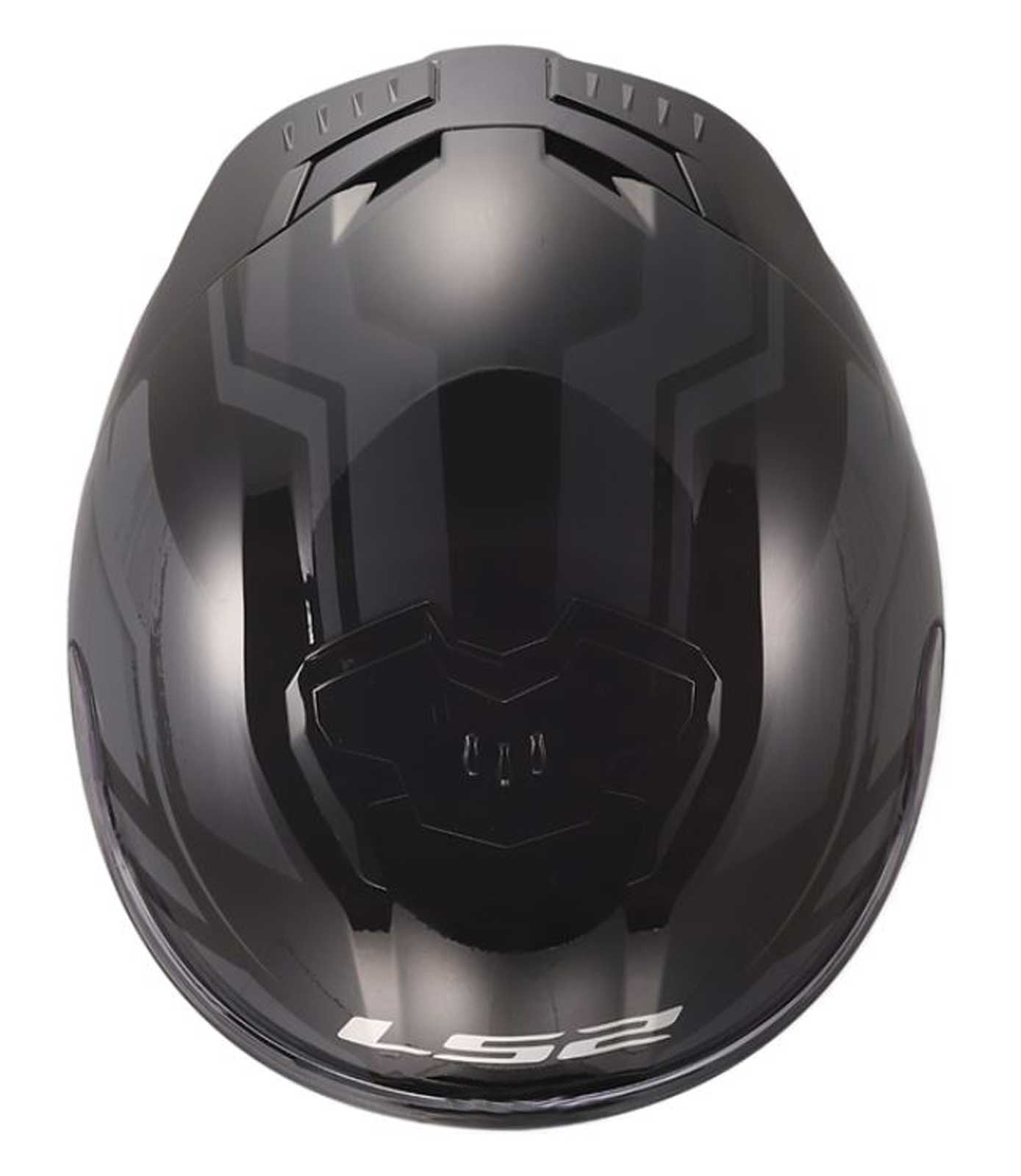 LS2 Helmets Stream II Fury Full Face Motorcycle Helmet, Gloss Black/Gray - Largest Selection of Harley-Davidson Products