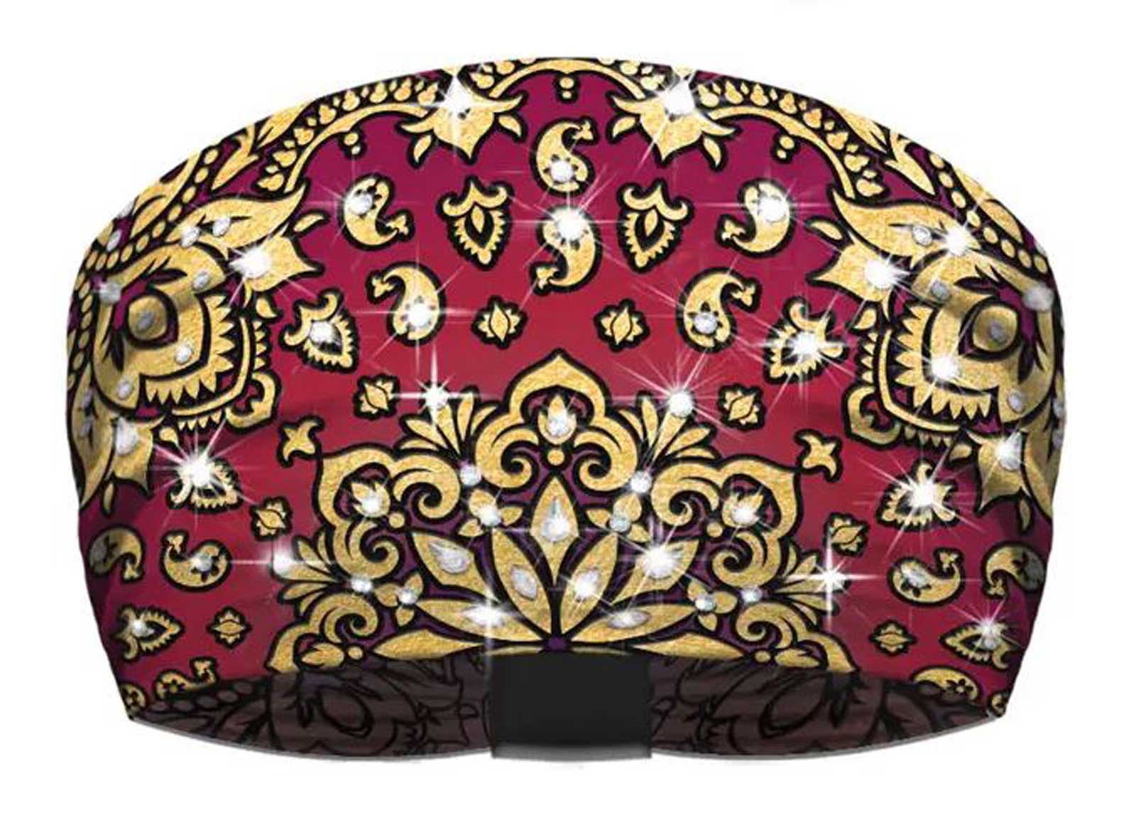 That's A Wrap Women's Ombre Bandana Blinged Knotty Band Headwrap, Fuchsia - Wisconsin Harley-Davidson