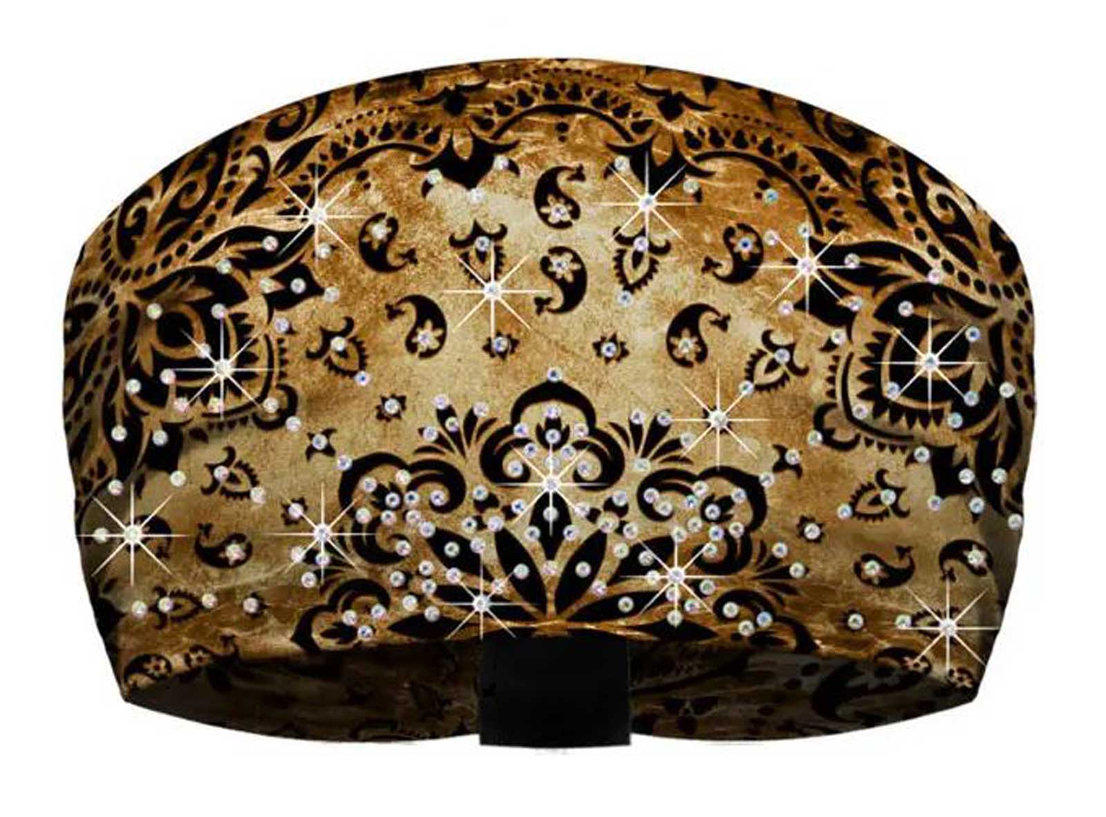 That's A Wrap Women's Rad-Danna Dazzled Stonewashed Knotty Band Headwrap, Brown - Wisconsin Harley-Davidson