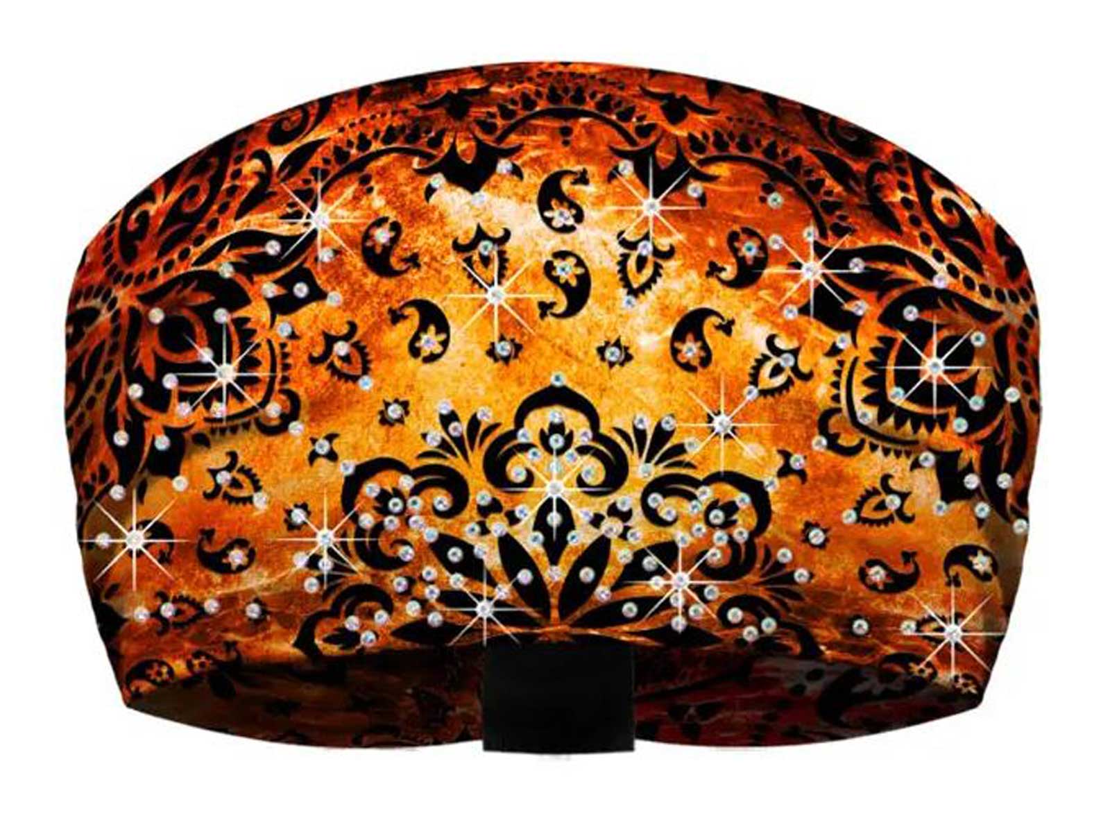 That's A Wrap Women's Rad-Danna Dazzled Stonewashed Knotty Band Headwrap, Orange - Wisconsin Harley-Davidson