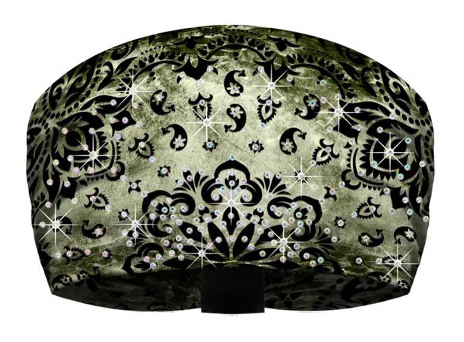 That's A Wrap Women's Rad-Danna Dazzled Stonewashed Knotty Band Headwrap, Olive - Wisconsin Harley-Davidson