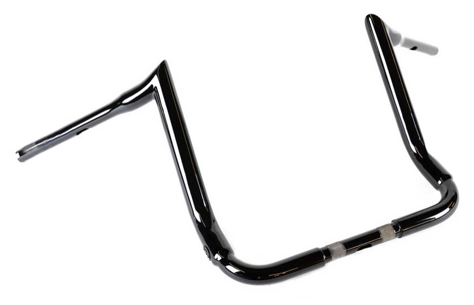 Factory 47 Assault 14 inch Black Meathook Handlebar, Street/Electra Glide - Wisconsin Harley-Davidson