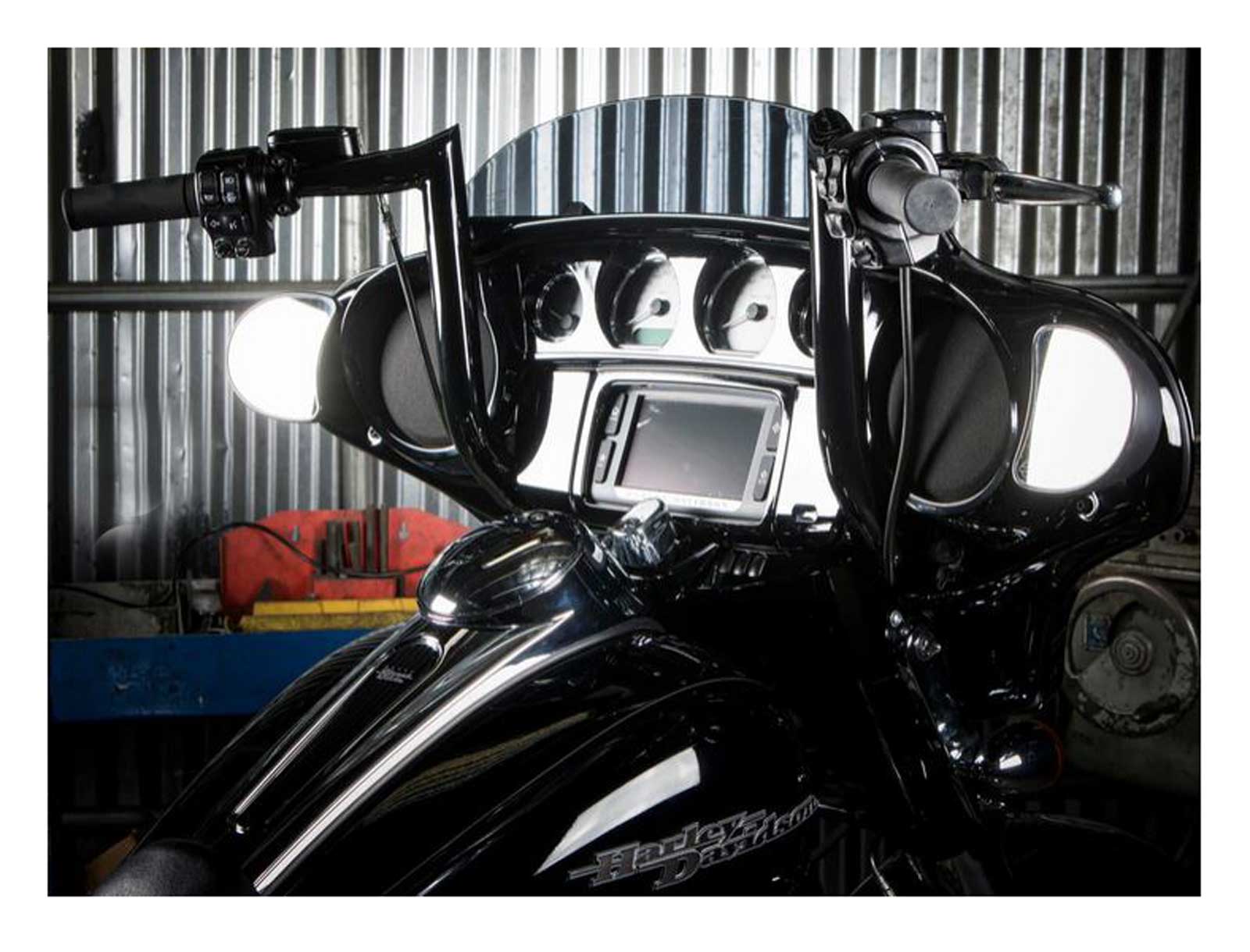 Factory 47 Assault 14 inch Black Meathook Handlebar, Street/Electra Glide - Largest Selection of Harley-Davidson Products
