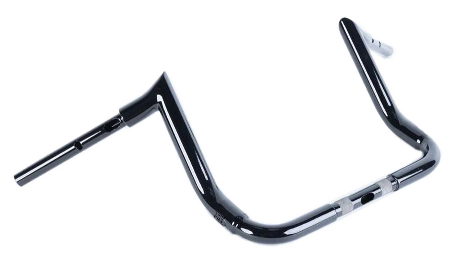 Factory 47 S Series 12 in. Black Gloss Meathook Handlebar, Street/Electra Glide - Wisconsin Harley-Davidson