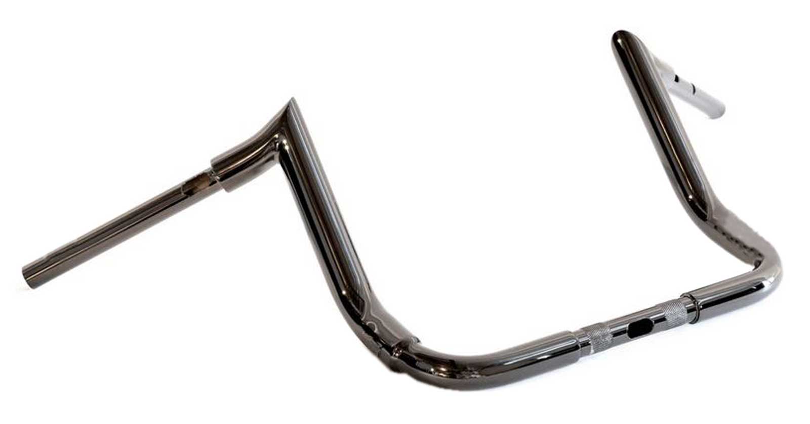 Factory 47 S Series 12 in. Black Chrome Meathook Handlebar, Street/Electra Glide - Wisconsin Harley-Davidson