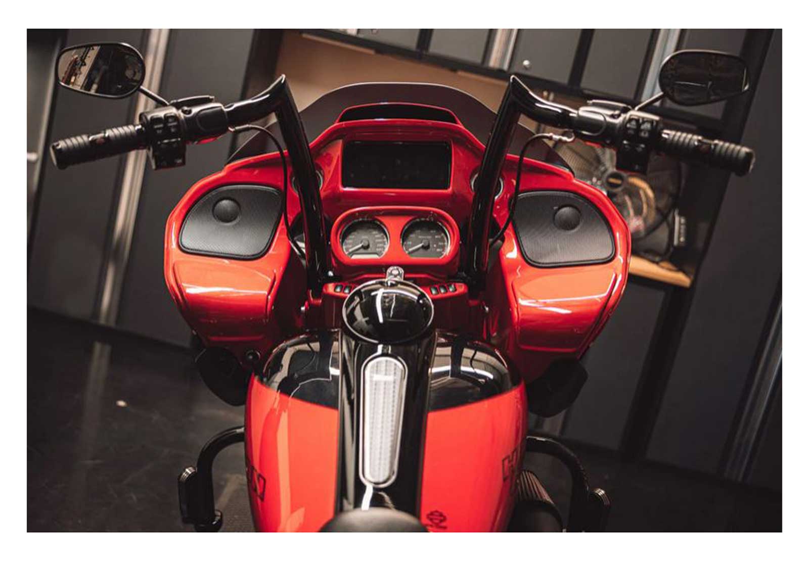 Factory 47 Signature 14 inch Black Meathook Handlebar, 2015-2023 Road Glide - Largest Selection of Harley-Davidson Products