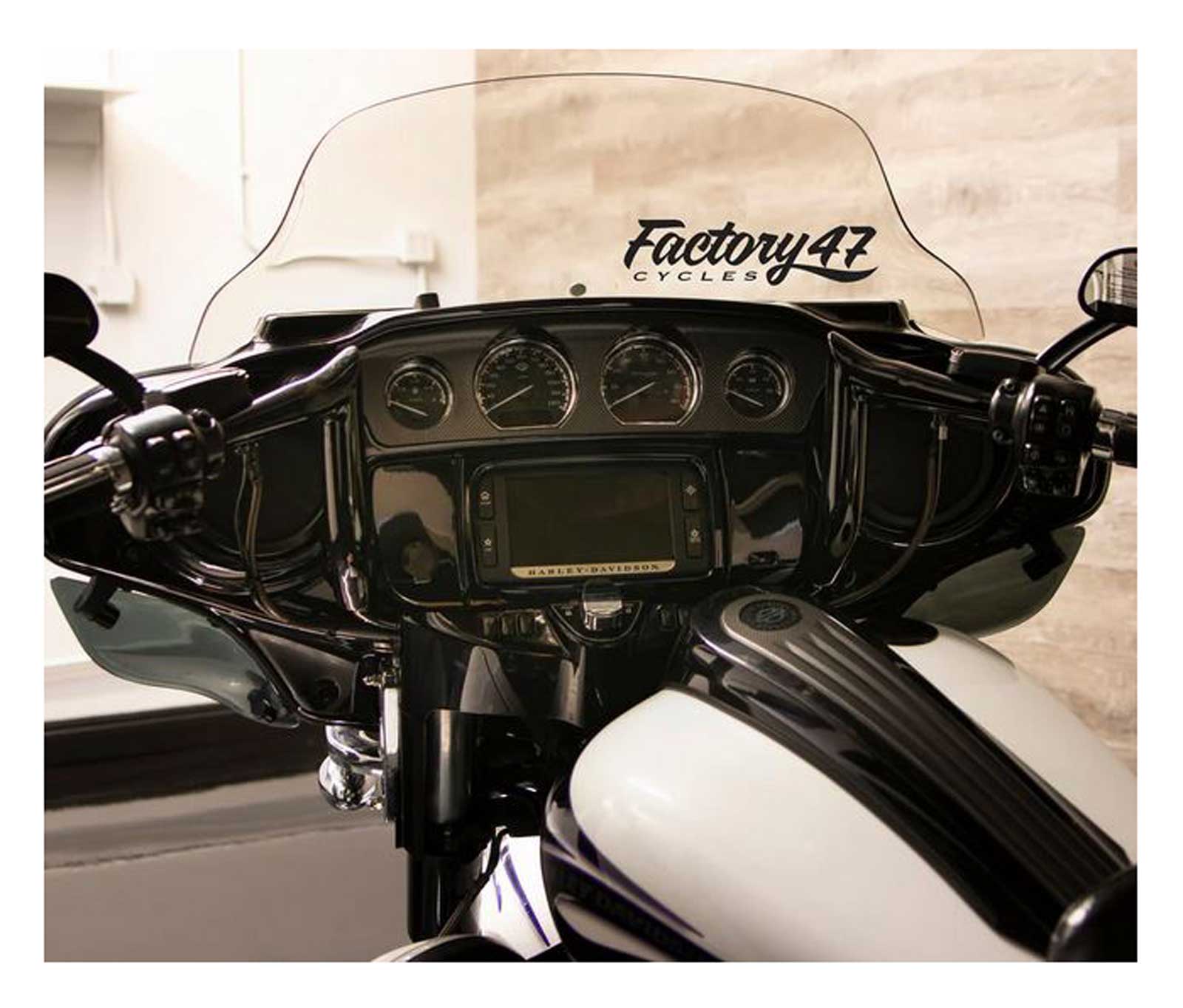 Factory 47 Assault 10 inch Black Meathook Handlebar, Street Glide/Electra Glide - No Hassle Returns at Wisconsin Harley