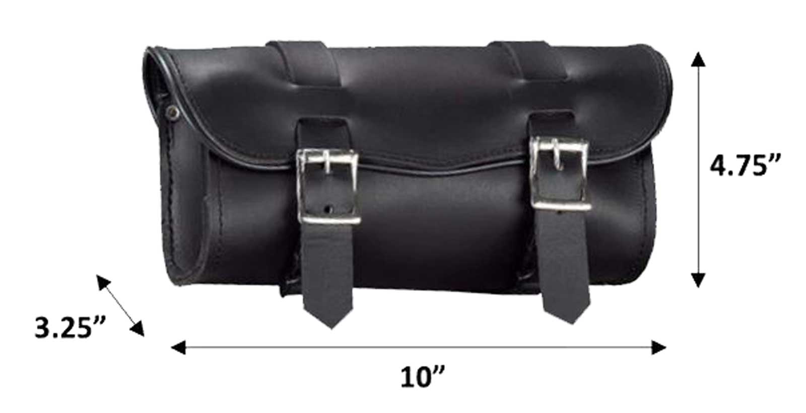 Harley-Davidson Free Shipping - UNIK Premium Cowhide Leather Motorcycle Large Tool Bag, Black - Free Shipping on many products plus Orders Over $99