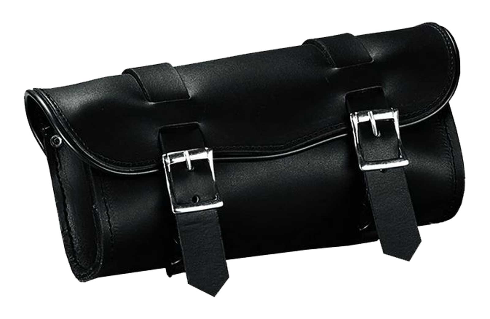 UNIK Premium Cowhide Leather Motorcycle X-Large Tool Bag, Black - Wisconsin Harley-Davidson