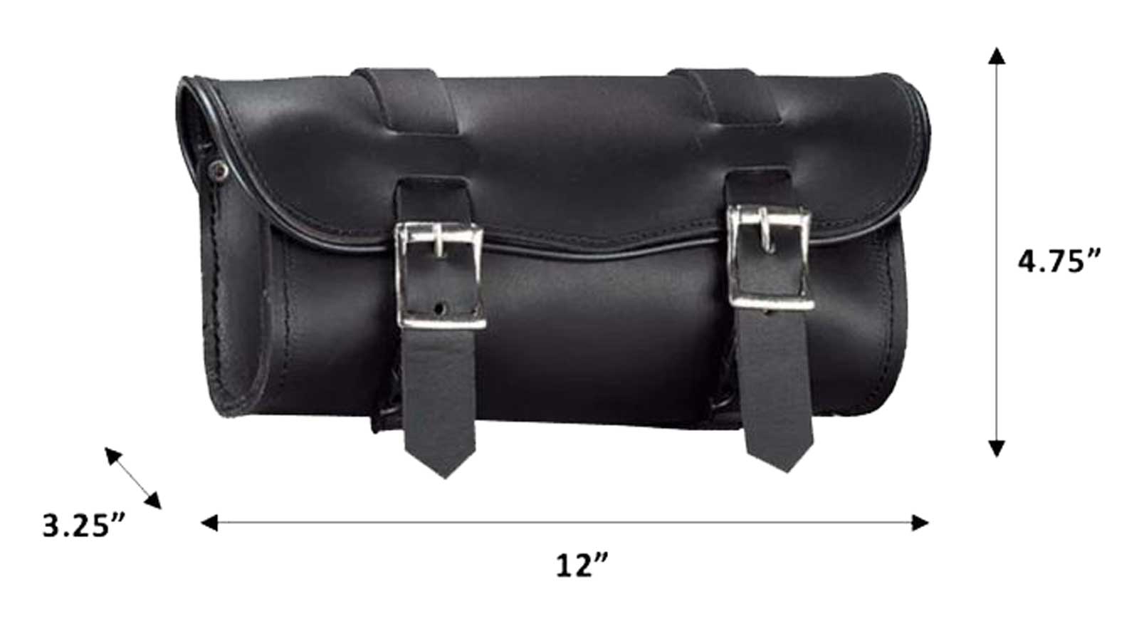 Harley-Davidson Free Shipping - UNIK Premium Cowhide Leather Motorcycle X-Large Tool Bag, Black - Free Shipping on many products plus Orders Over $99