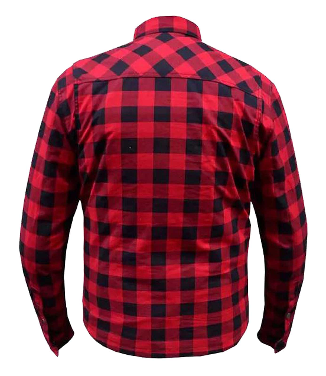 Harley-Davidson Free Shipping - Derringer Men's Lumberjack Armored Long Sleeve Plaid Flannel Shirt, Red/Black - Free Shipping on many products plus Orders Over $99