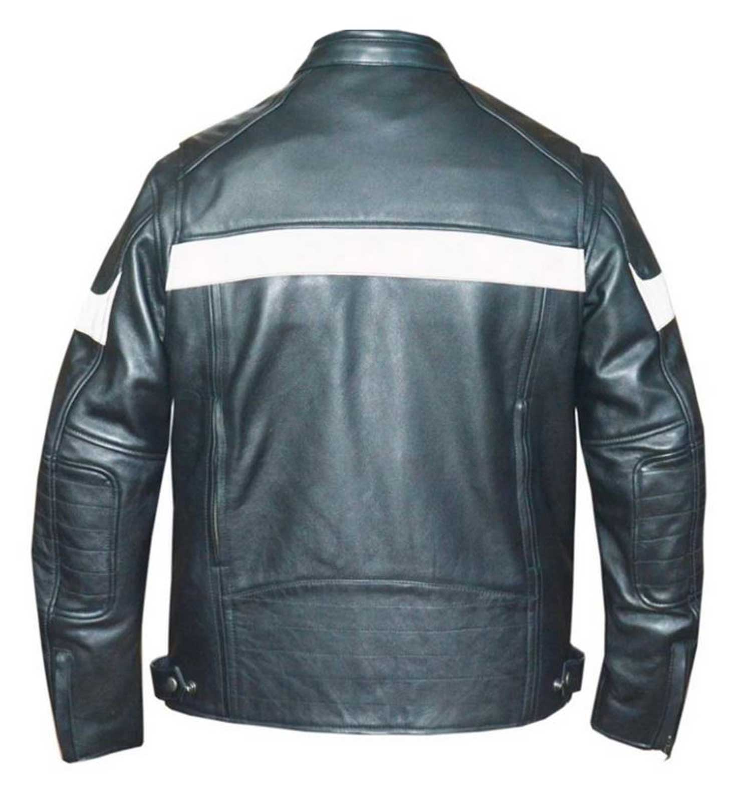 Harley-Davidson Free Shipping - Derringer Men's Havoc Striped Premium Leather Motorcycle Jacket, Black - Free Shipping on many products plus Orders Over $99