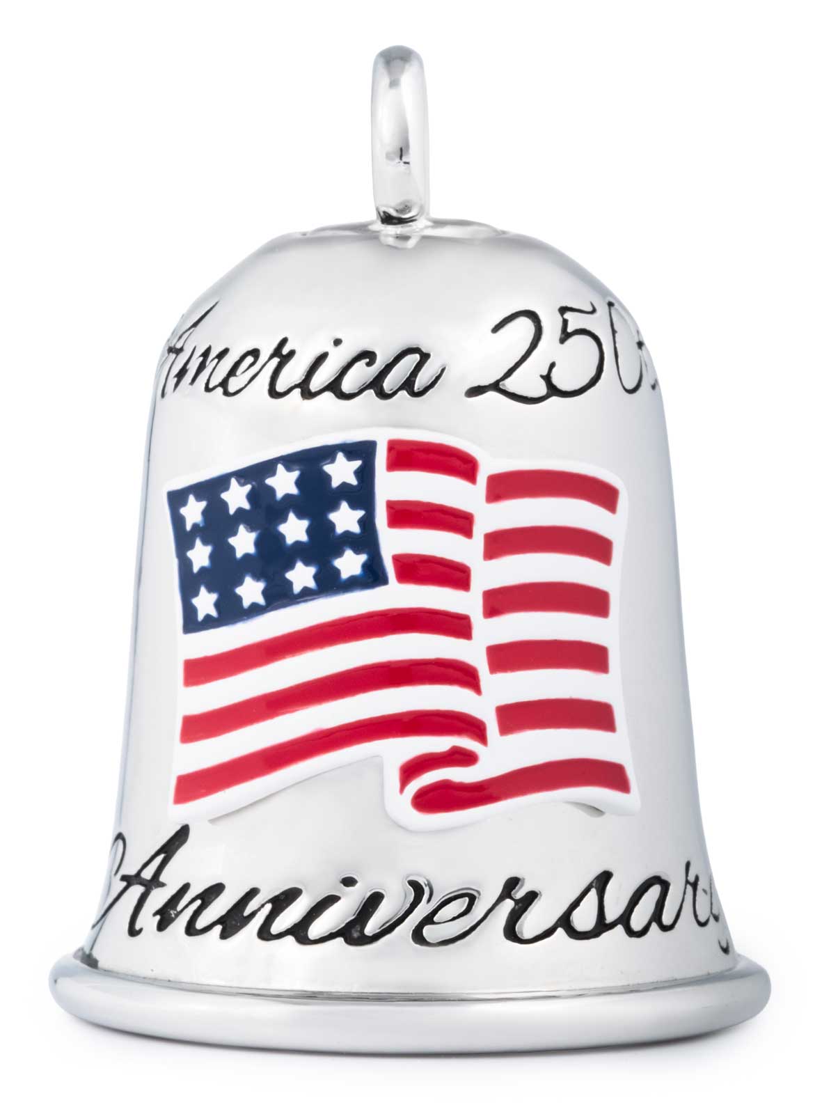 Harley-Davidson 250th America Anniversary Bar & Shield Ride Bell, Silver Finish - Wisconsin Harley-Davidson