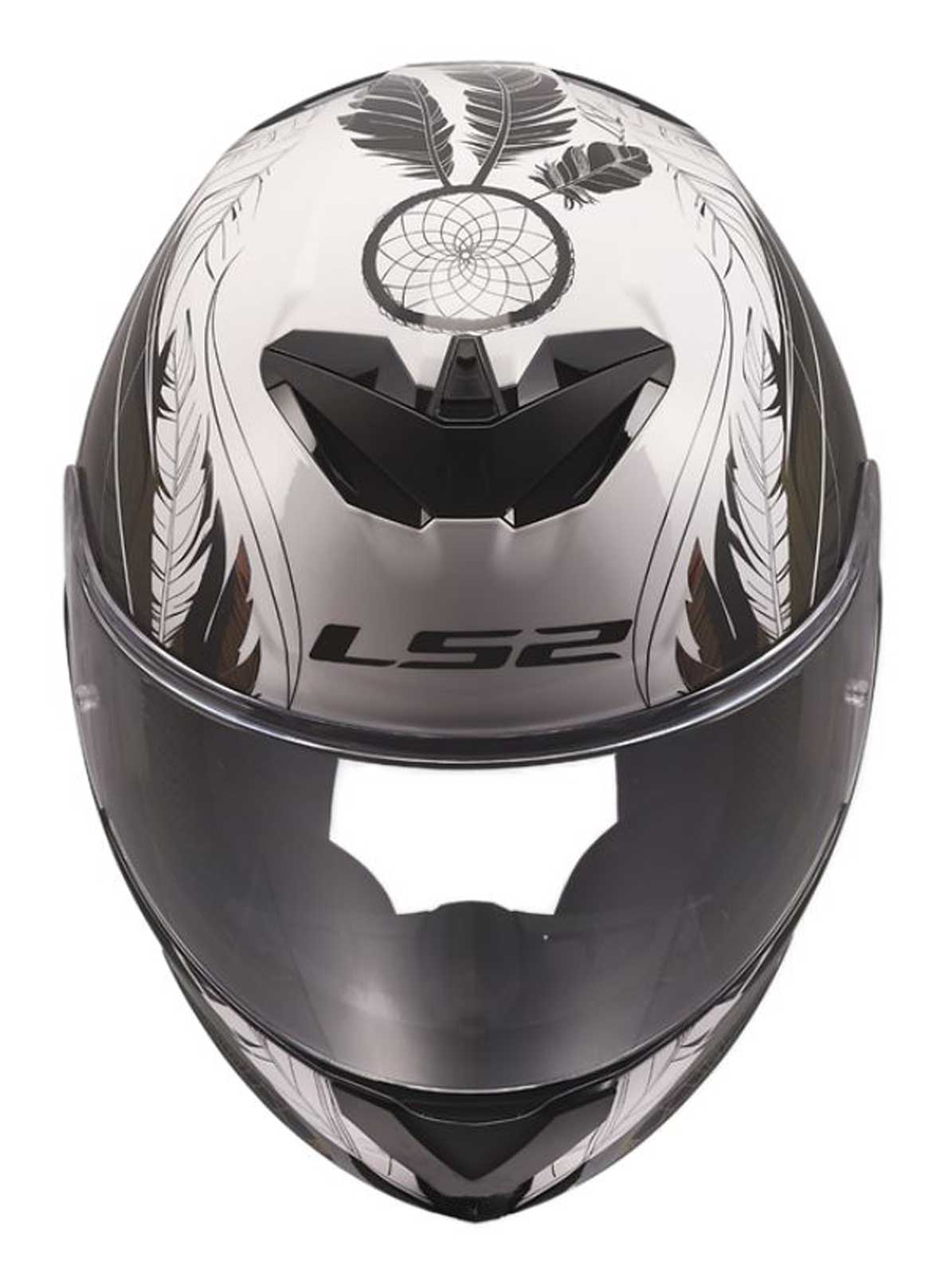 LS2 Helmets Rapid III Dreamcatcher Full Face Motorcycle Helmet, Gloss White - Largest Selection of Harley-Davidson Products
