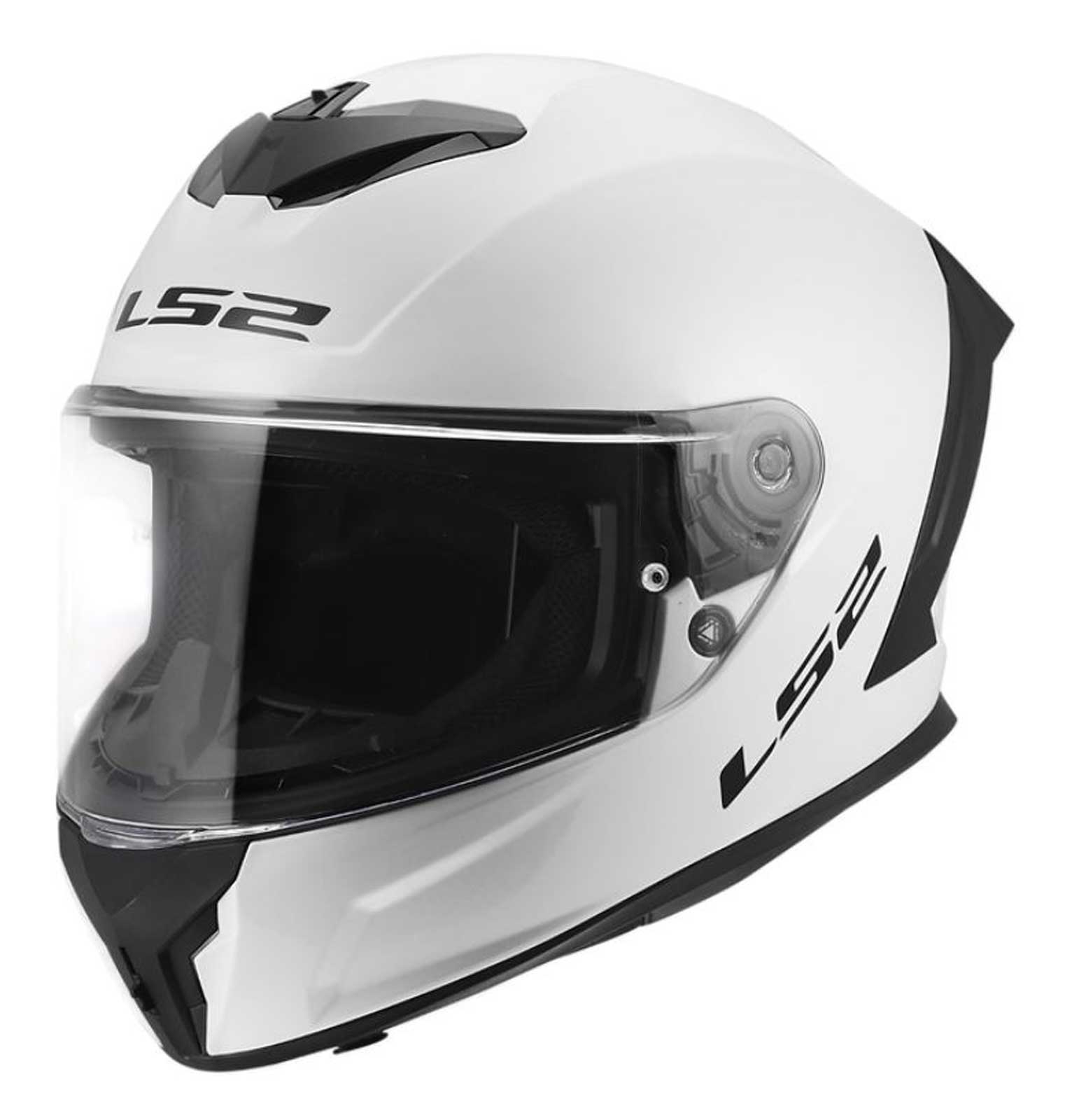 LS2 Helmets Rapid III Solid Full Face Motorcycle Helmet, Gloss White - Wisconsin Harley-Davidson