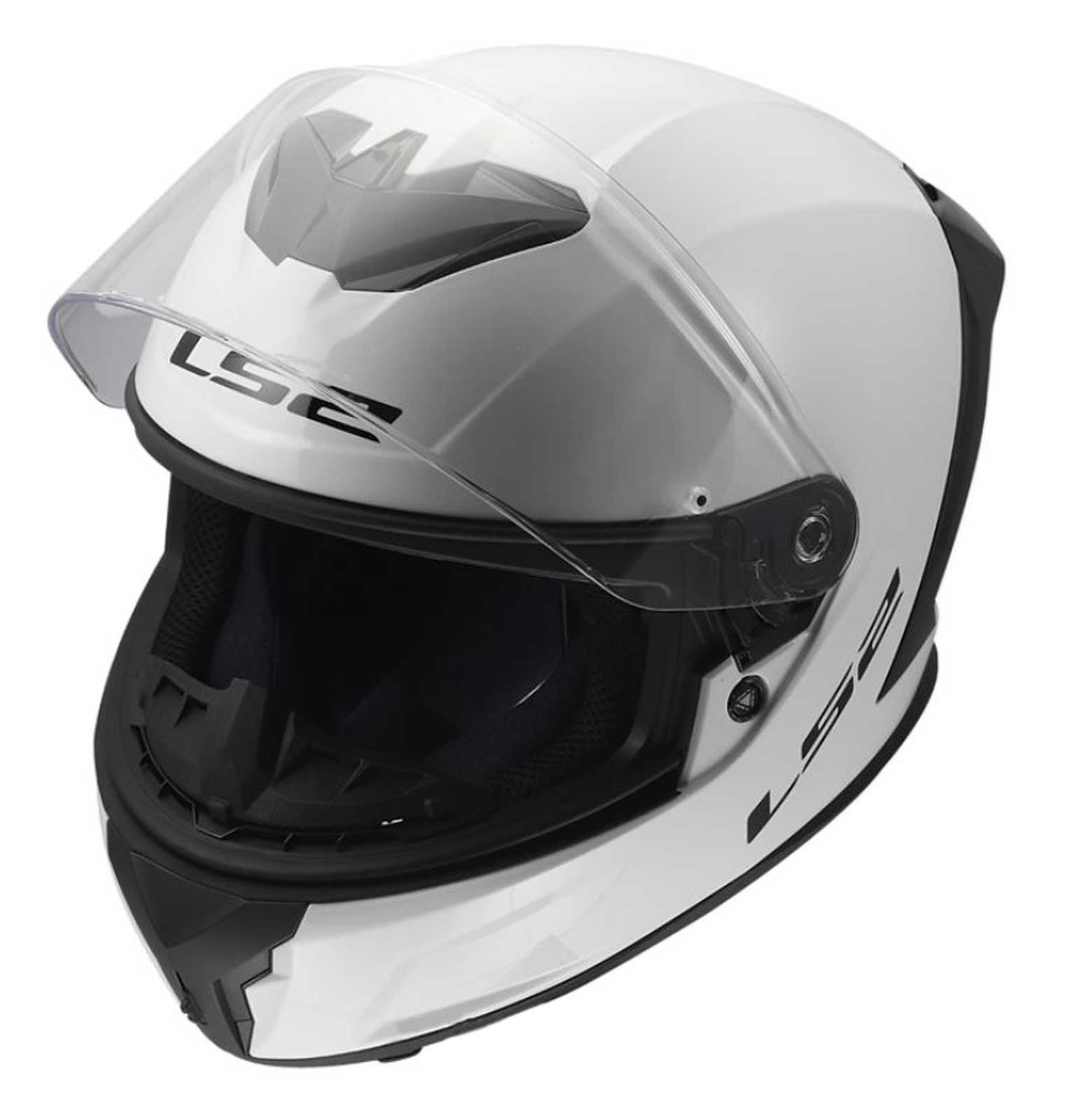 LS2 Helmets Rapid III Solid Full Face Motorcycle Helmet, Gloss White - No Hassle Returns at Wisconsin Harley