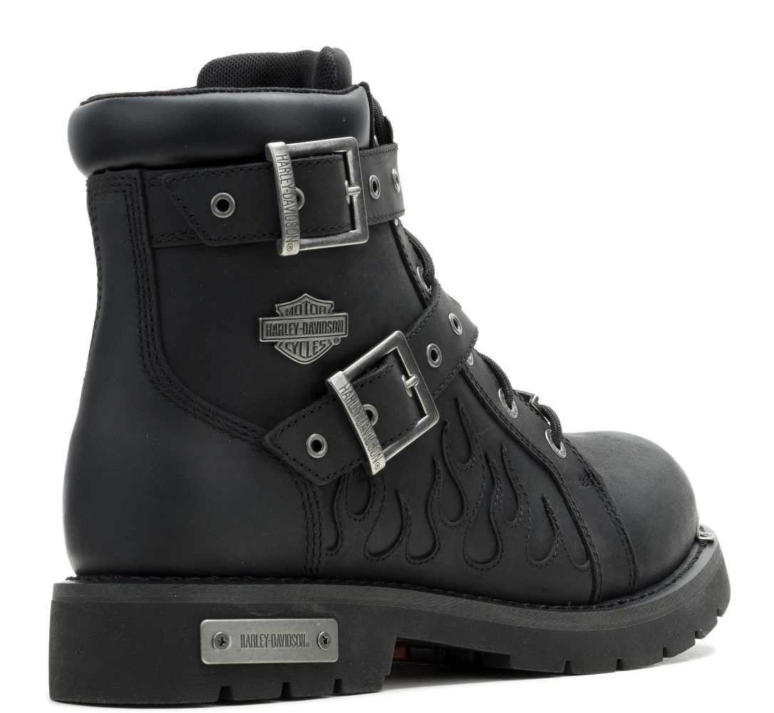 Harley-Davidson ブーツ Harley-Davidson® Men's Ironblze WP Black Leather Motorcycle Boots