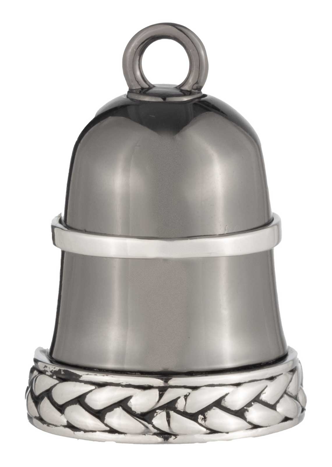 Harley-Davidson Free Shipping - Harley-Davidson Bar & Shield Braided Boarder Ride Bell, Hematite Silver Finish - Free Shipping on many products plus Orders Over $99