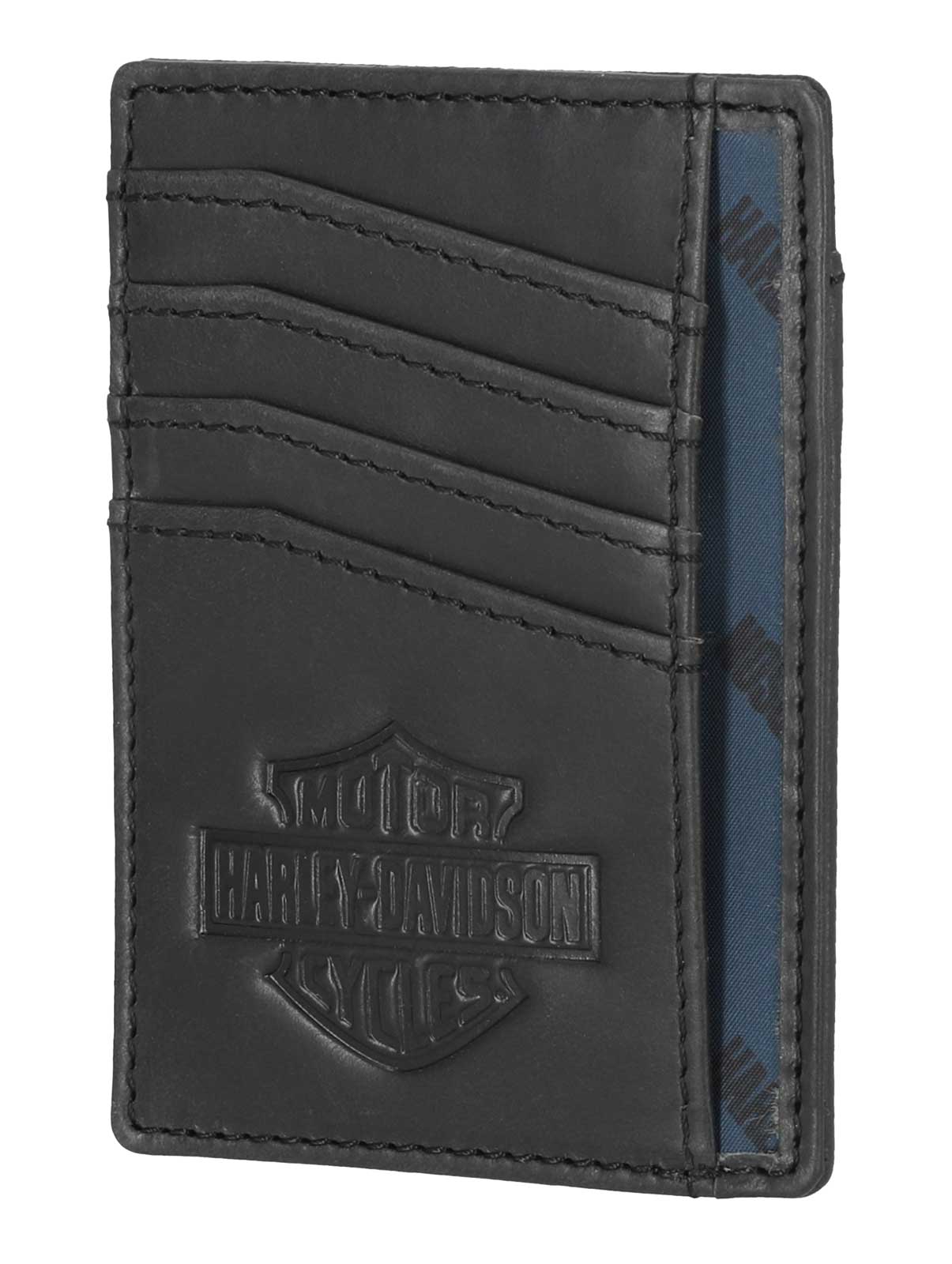 Harley-Davidson Free Shipping - Harley-Davidson Men's B&S Card Release Leather Front Pocket Wallet, Black - Free Shipping on many products plus Orders Over $99
