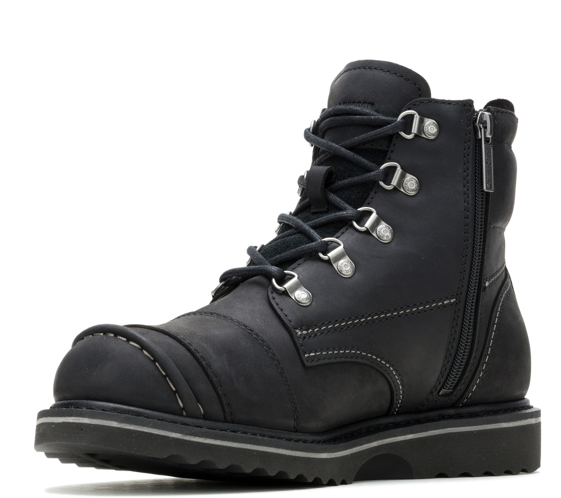Harley-Davidson® Men's Hagerman Waterproof 6-Inch Black Motorcycle