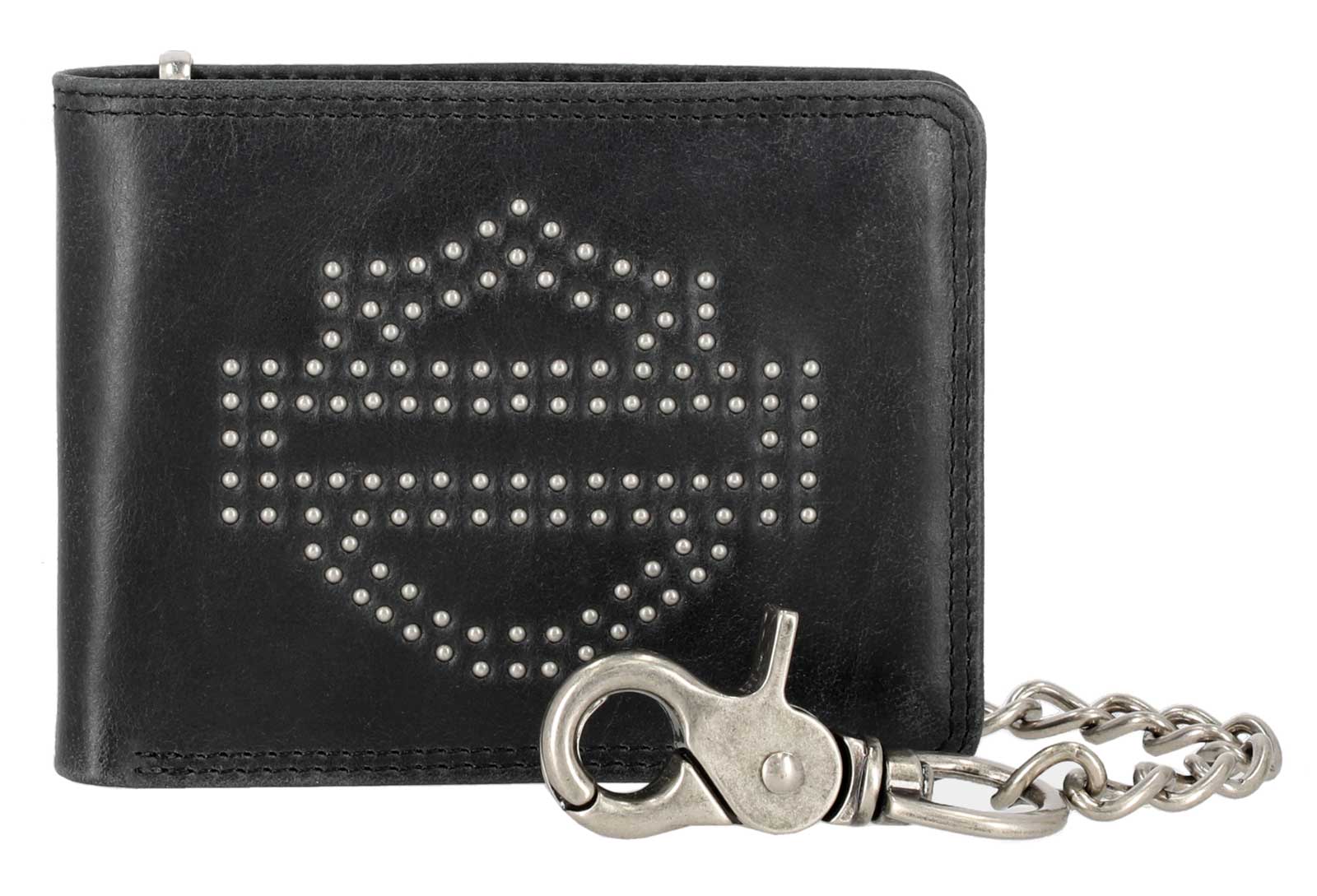 Harley-Davidson® Men's Nail Head Open Bar & Shield Logo Billfold w