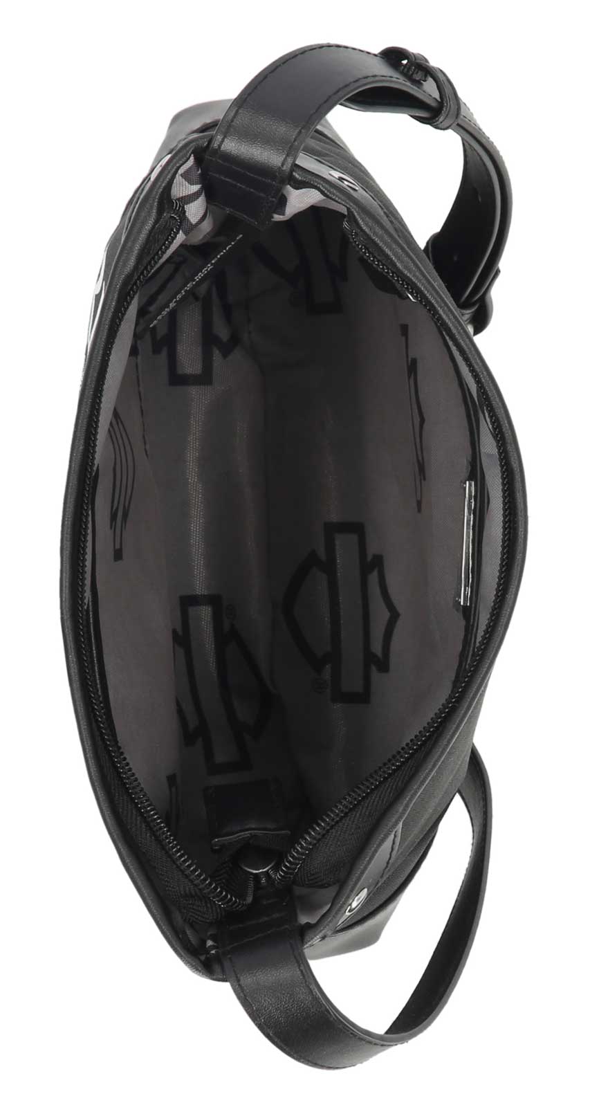 Harley-Davidson Women's Embellished Willie G Skull Crossbody Purse, Black - Largest Selection of Harley-Davidson Products