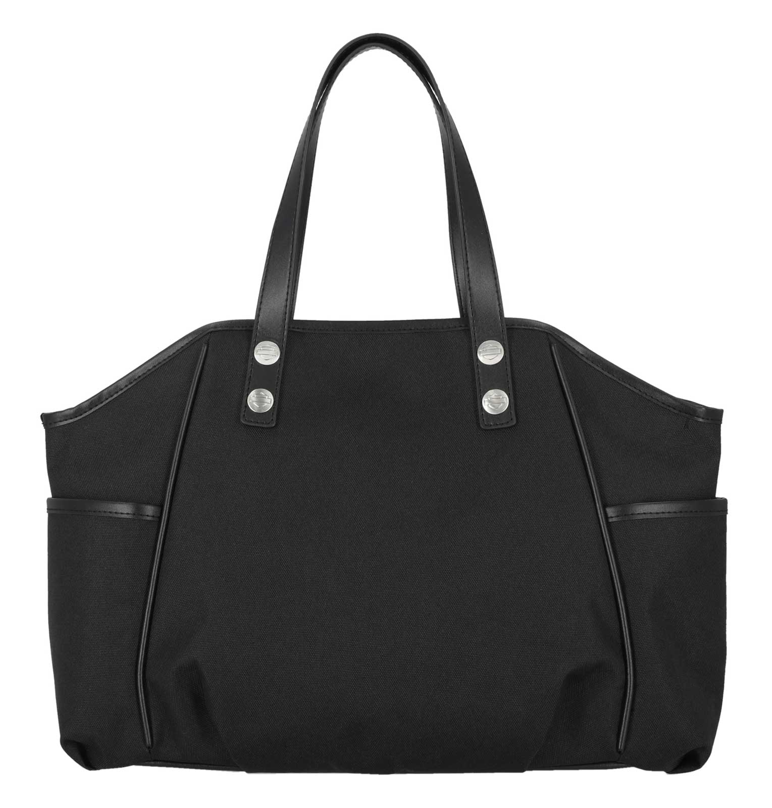 Harley-Davidson Women's Embellished Willie G Skull Polyester Tote Purse, Black - No Hassle Returns at Wisconsin Harley