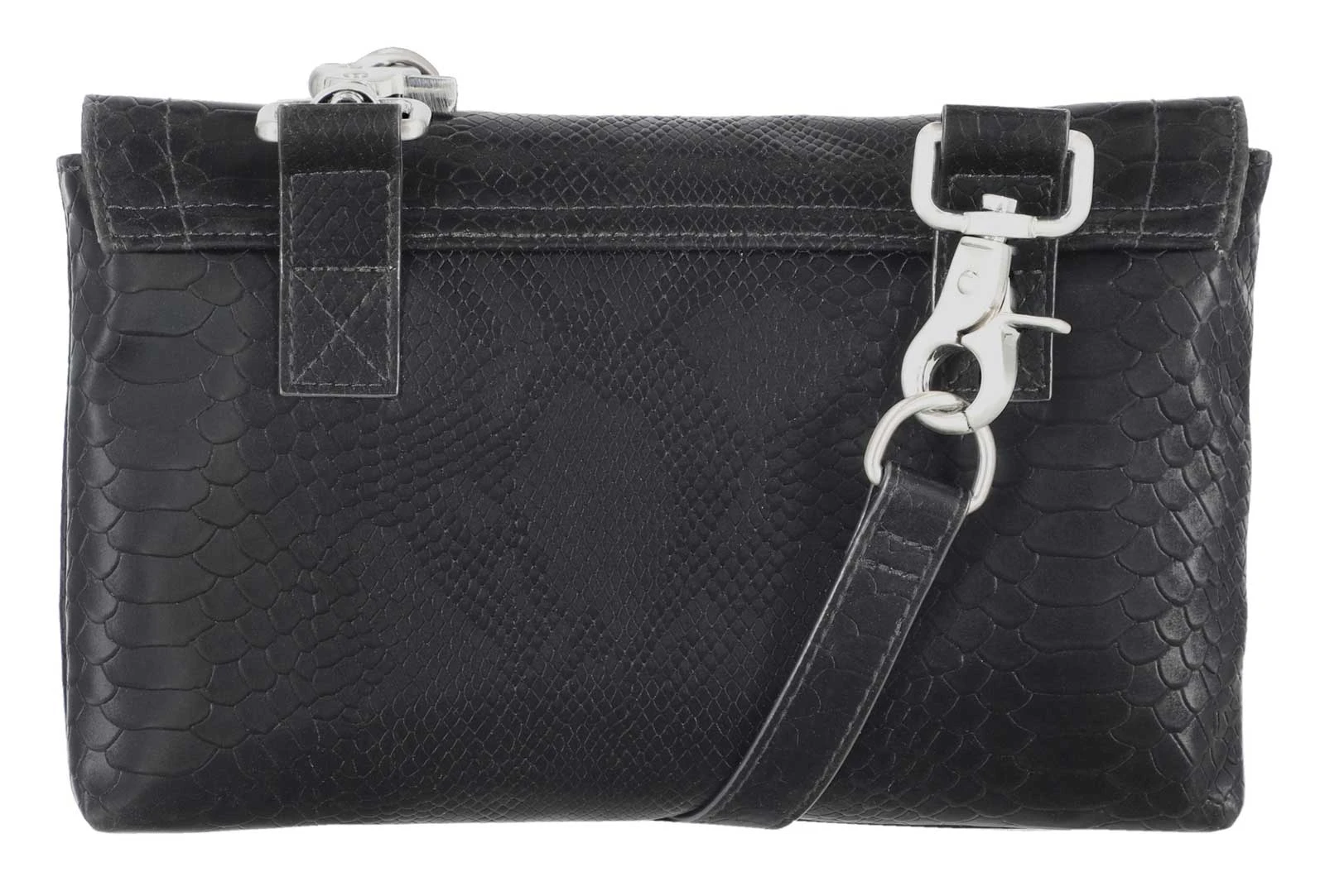 Harley-Davidson Women's Embossed Snake Skin B&S Crossbody Purse, Black - No Hassle Returns at Wisconsin Harley