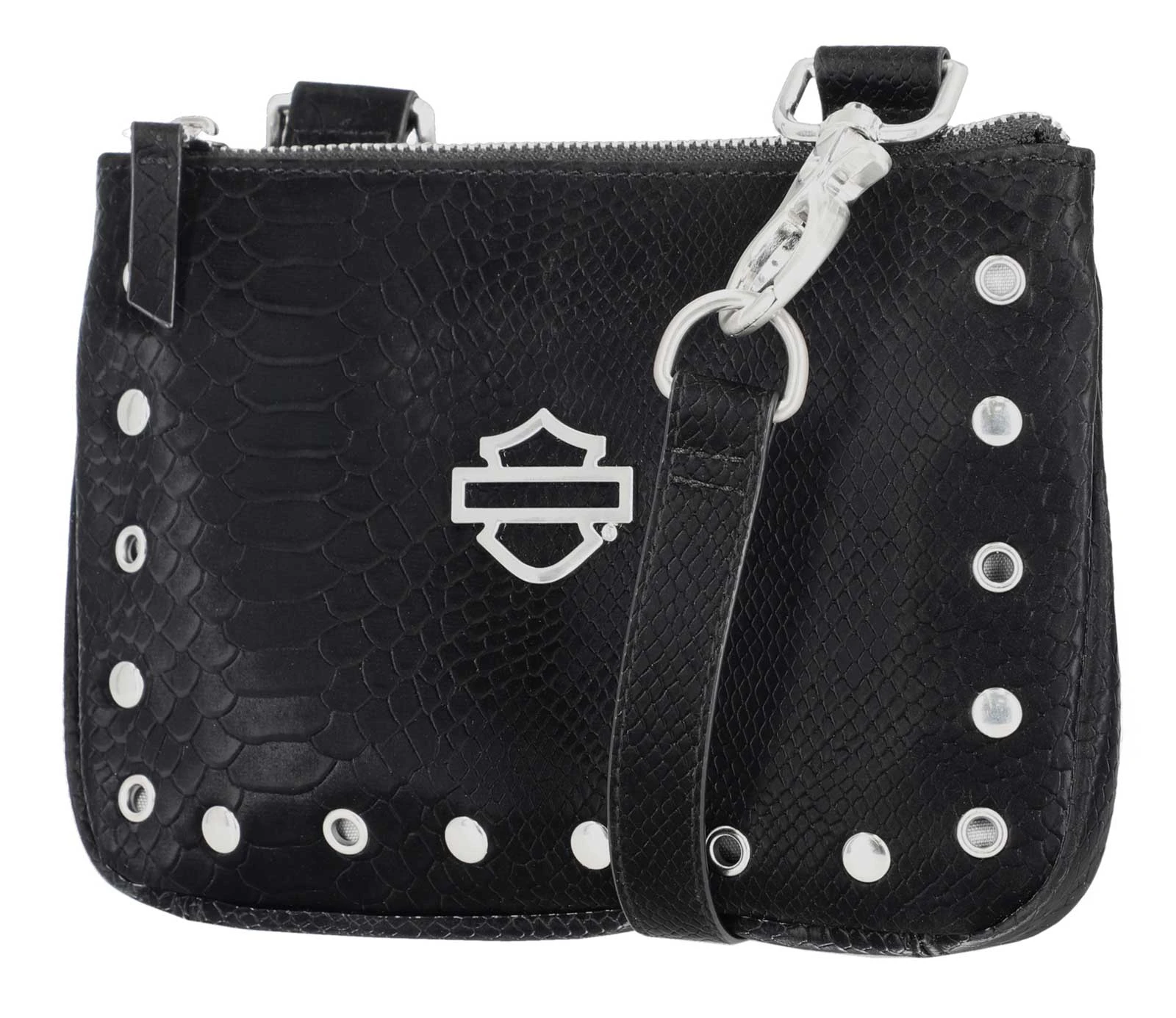 Harley-Davidson Free Shipping - Harley-Davidson Women's Embossed Snake Skin B&S Convertible Hip Bag, Black - Free Shipping on many products plus Orders Over $99