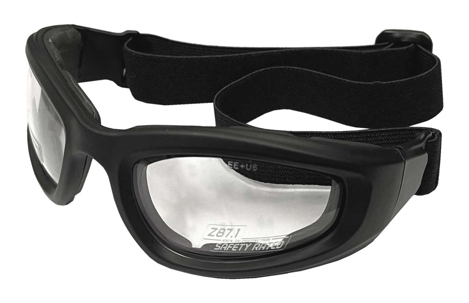 Epoch Eyewear Epoch Hybrid Foam Clear Sunglasses Riding Goggles Black/Clear - Wisconsin Harley-Davidson