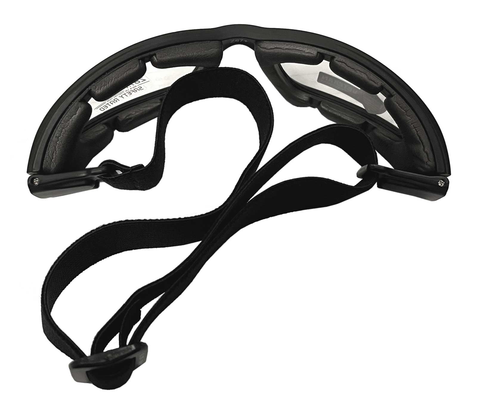 Epoch Hybrid Foam Clear Sunglasses Riding Goggles Black/Clear - No Hassle Returns at Wisconsin Harley