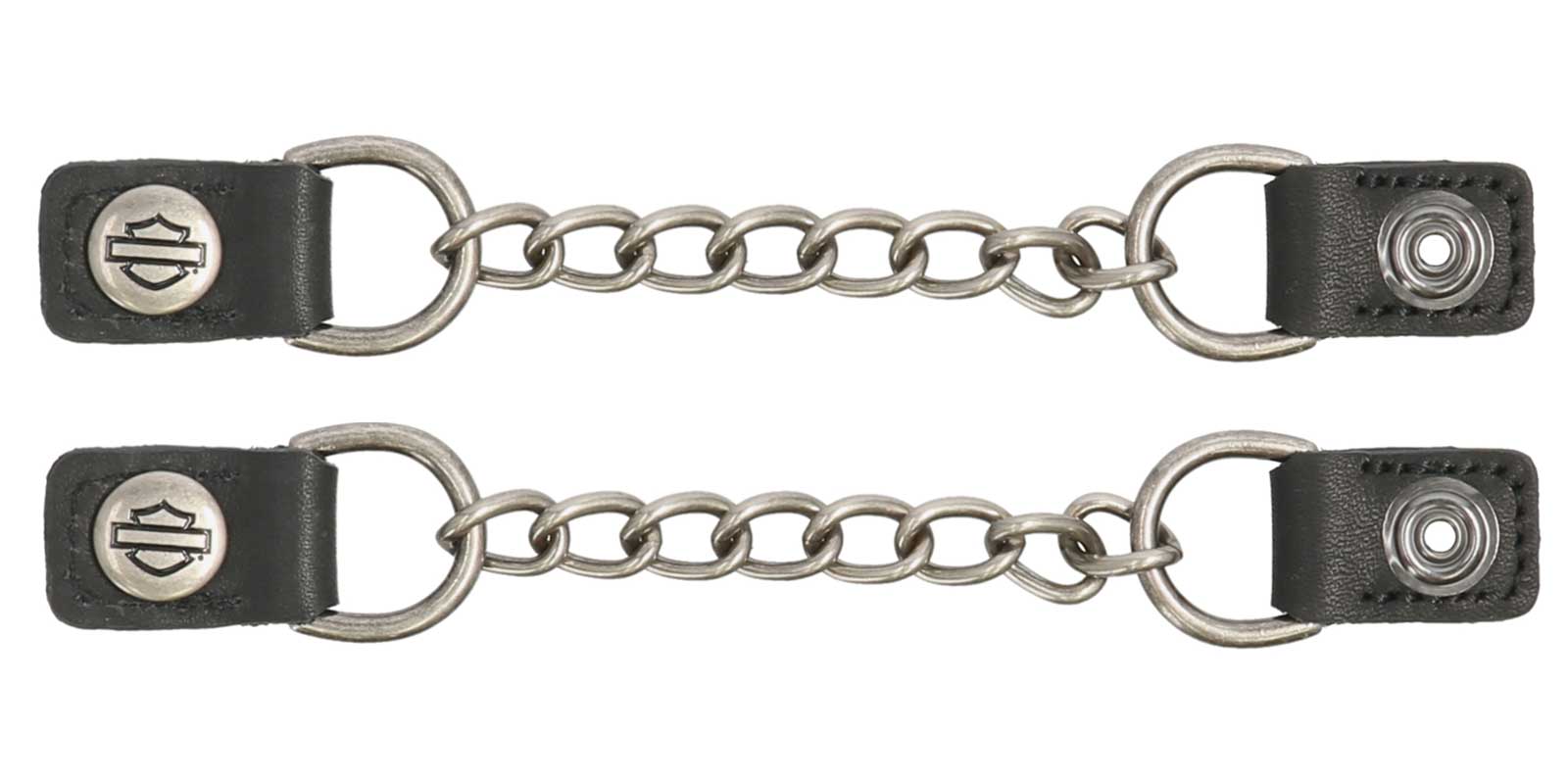 Harley-Davidson Men's Classic Bar & Shield Logo Vest Extender, Antique Nickel - Wisconsin Harley-Davidson