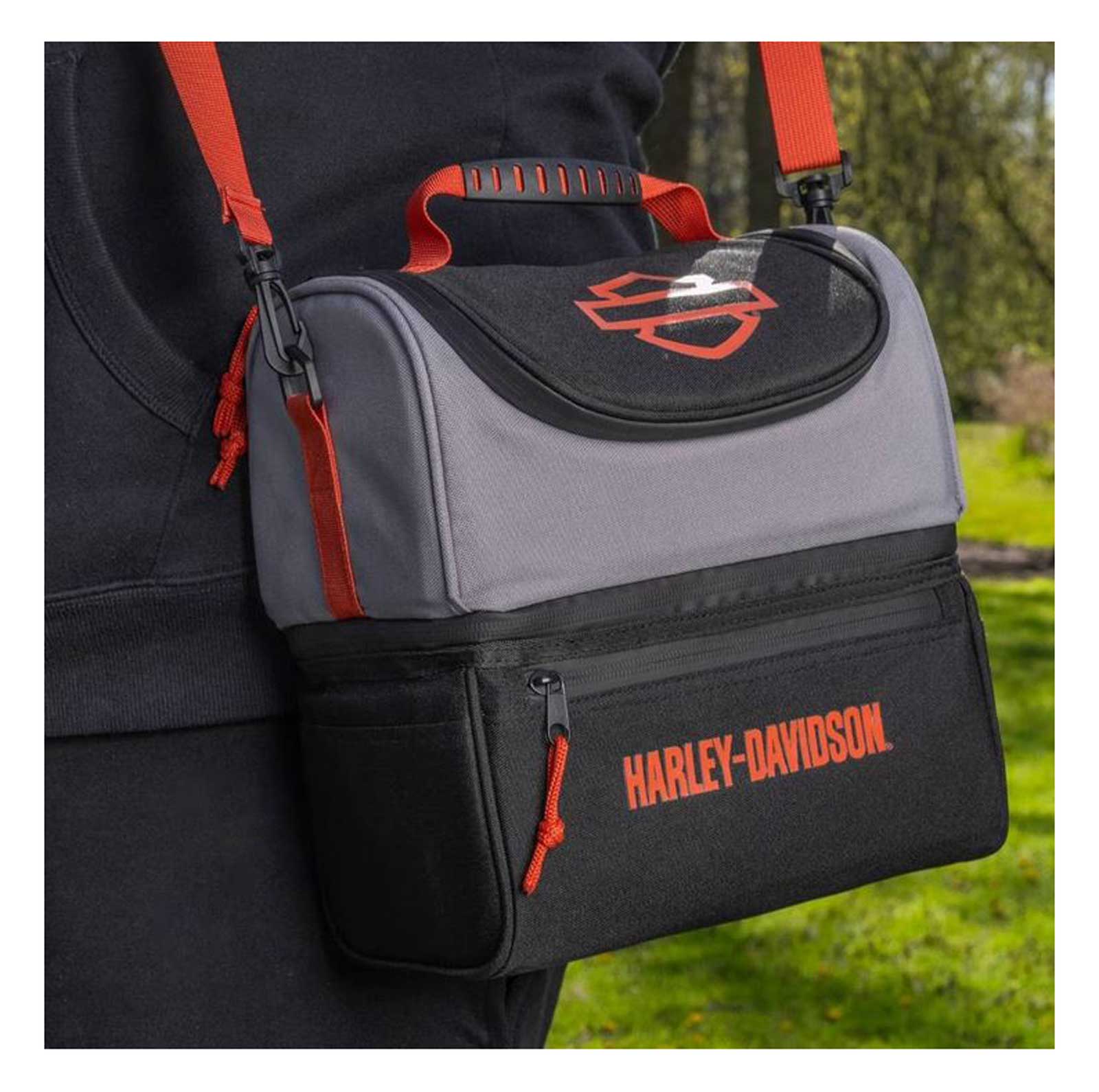 Harley-Davidson® Open Bar & Shield Soft Sided Lunch Box Cooler