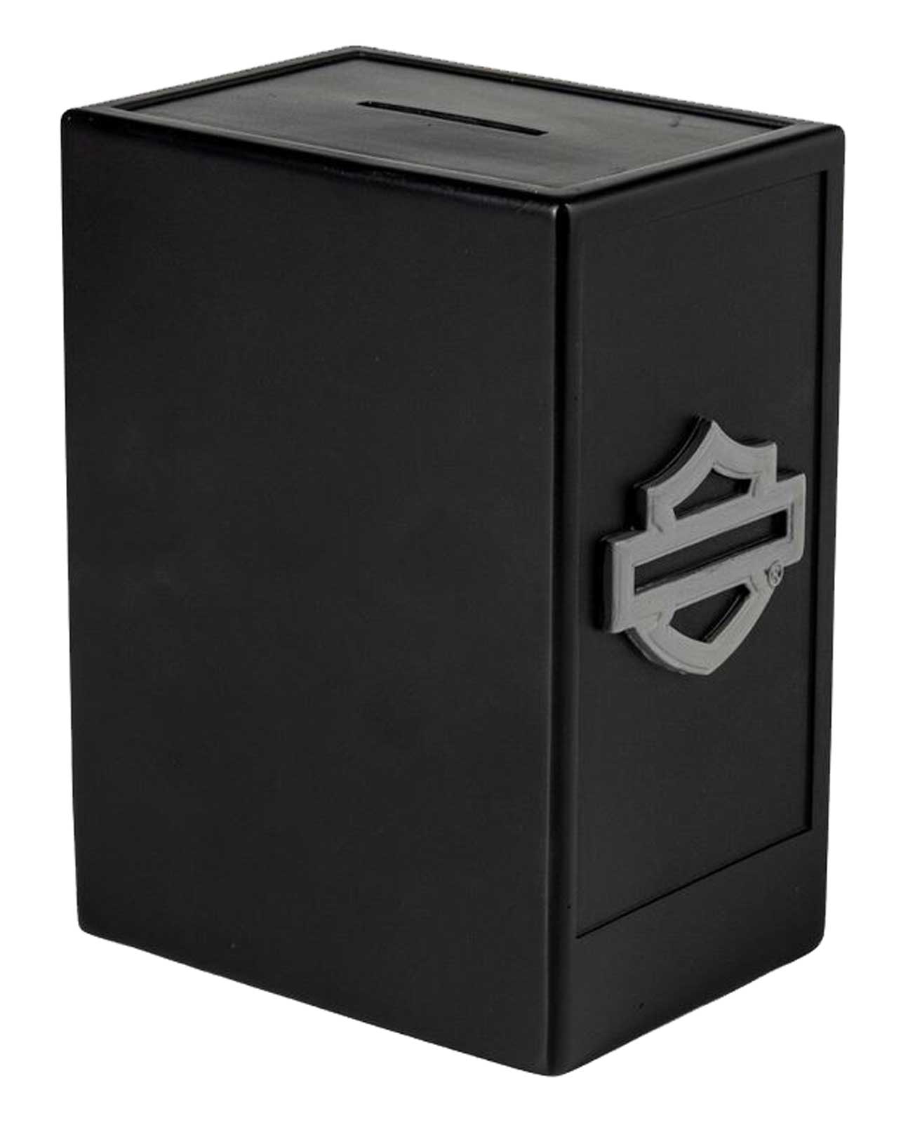 Harley-Davidson H-D Open Bar & Shield Safe Piggy Bank, Black/Metallic Silver - Largest Selection of Harley-Davidson Products