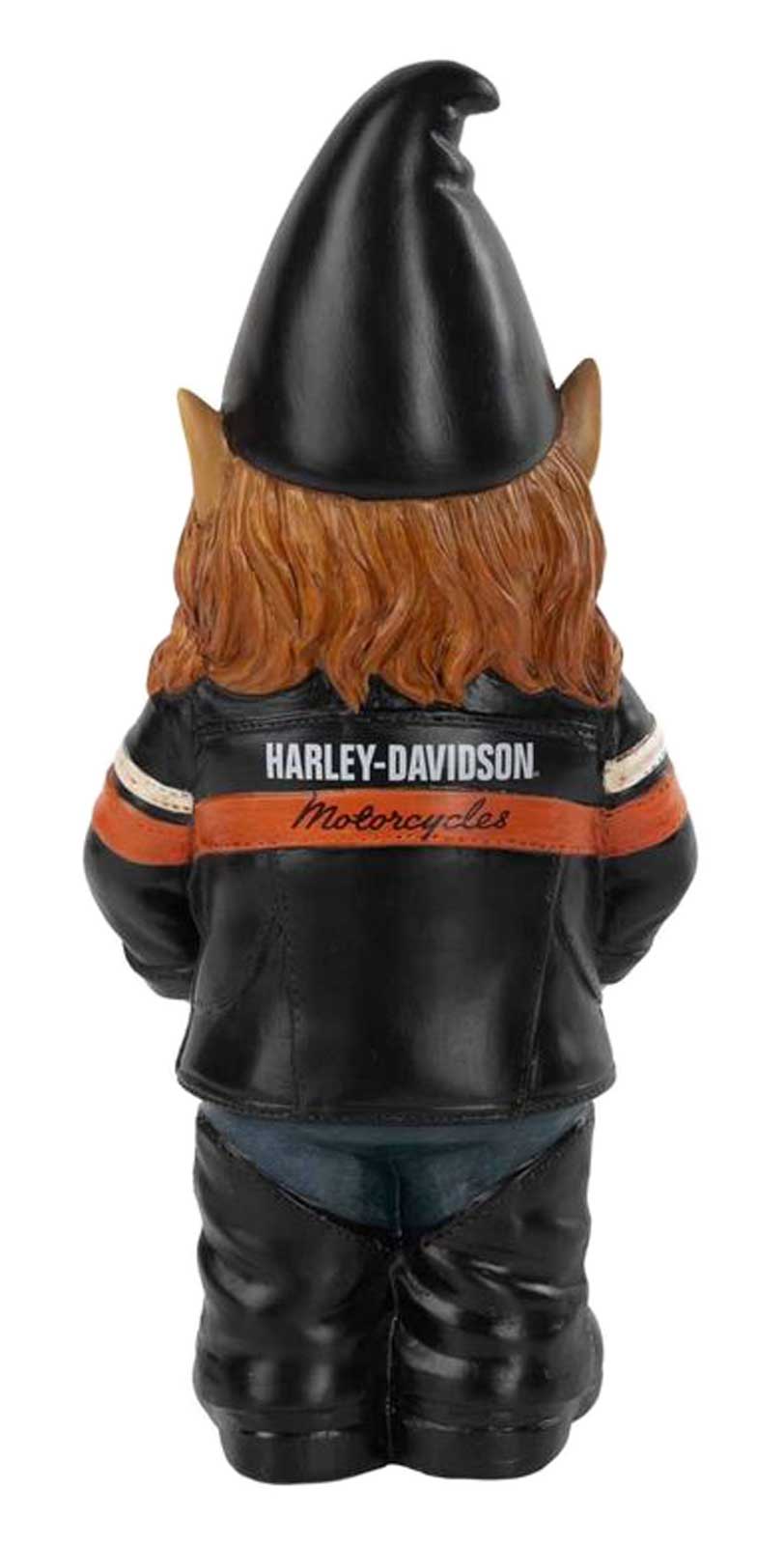 Harley-Davidson Sculpted Lady Biker Garden Gnome Sunny, Indoor/Outdoor Use - Largest Selection of Harley-Davidson Products