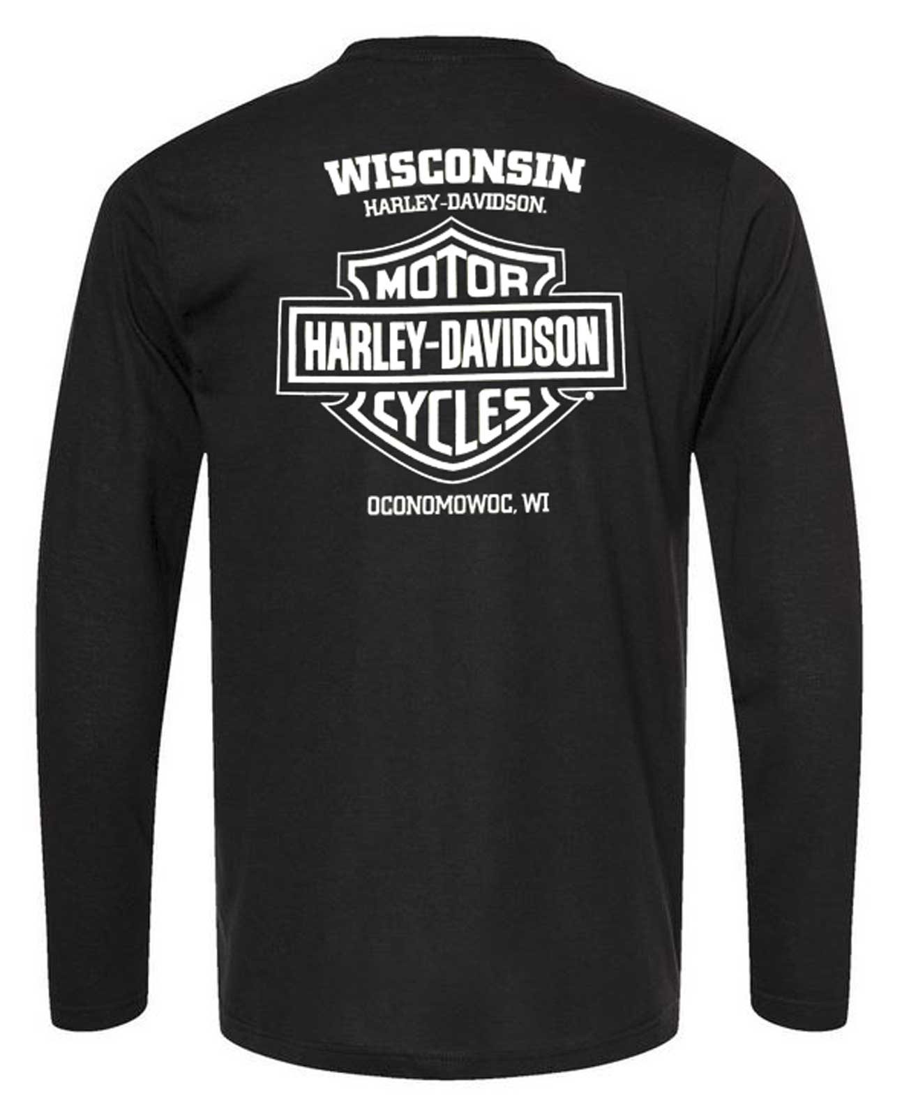 Harley-Davidson Free Shipping - Harley-Davidson Men's Western Wanted Long Sleeve Cotton Shirt, Solid Black - Free Shipping on many products plus Orders Over $99