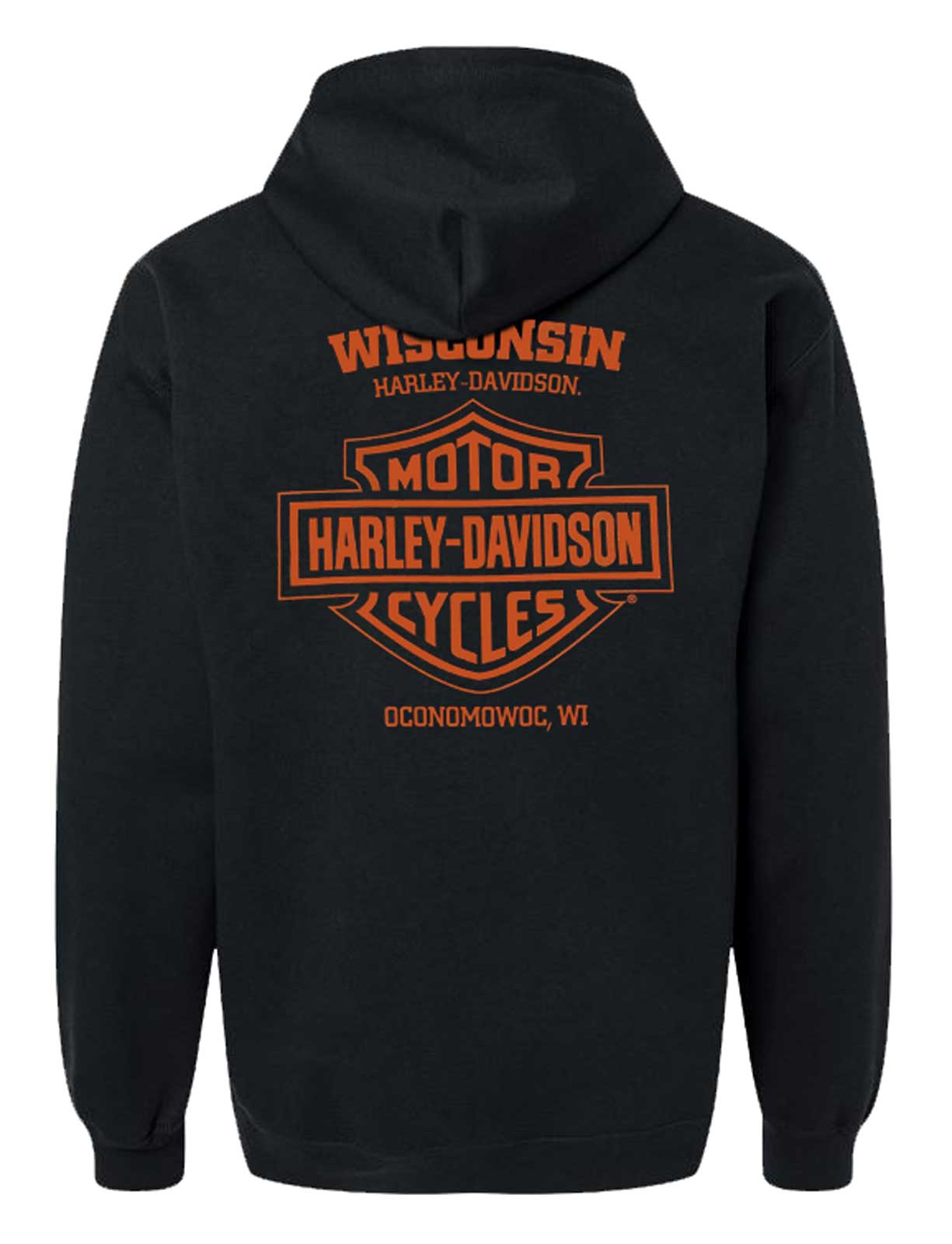 Harley-Davidson Free Shipping - Harley-Davidson Men's Ribbon B&S Logo Zip-Up Hoodie Sweatshirt, Black - Free Shipping on many products plus Orders Over $99