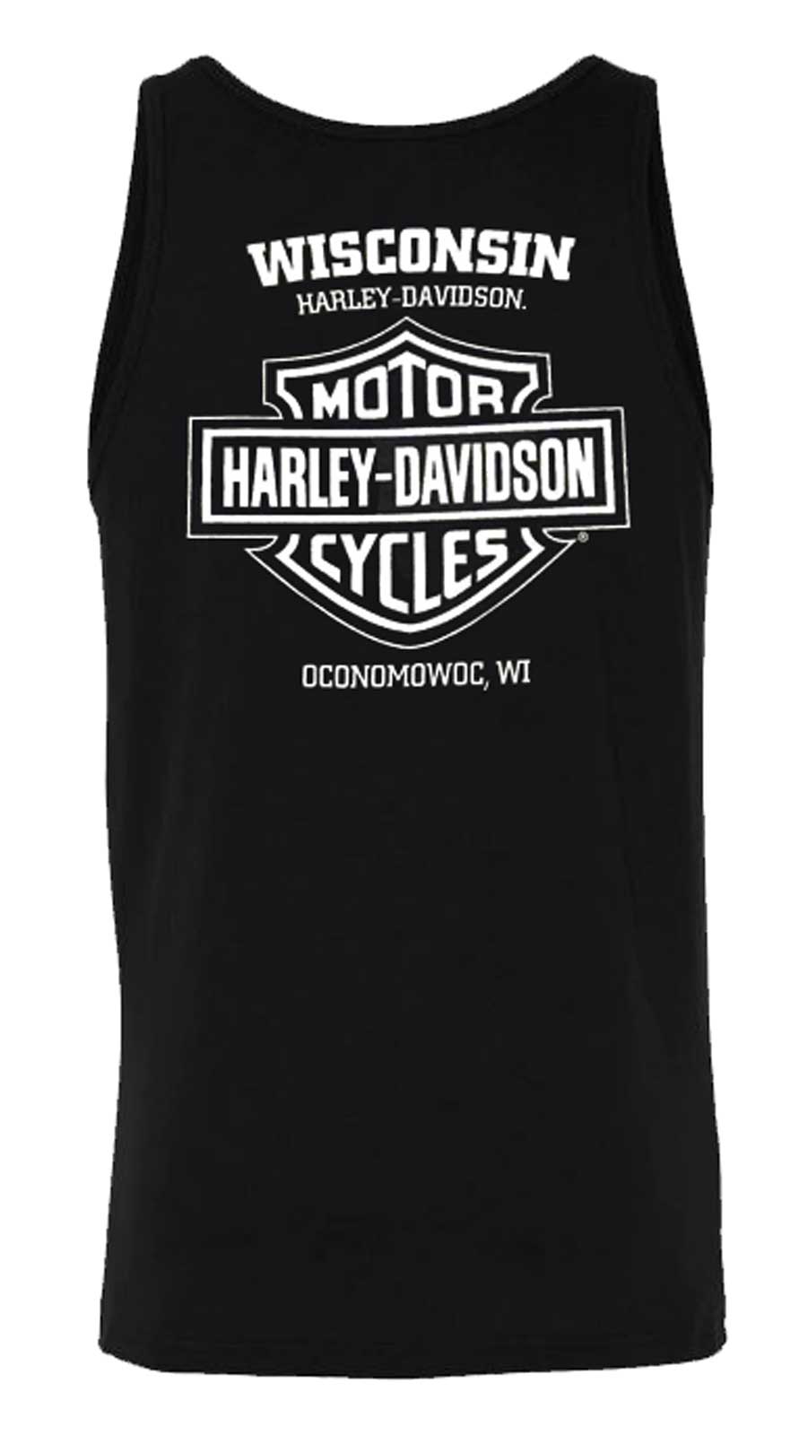 Harley-Davidson Free Shipping - Harley-Davidson Men's Distressed Onward Eagle Sleeveless Cotton Tank Top, Black - Free Shipping on many products plus Orders Over $99