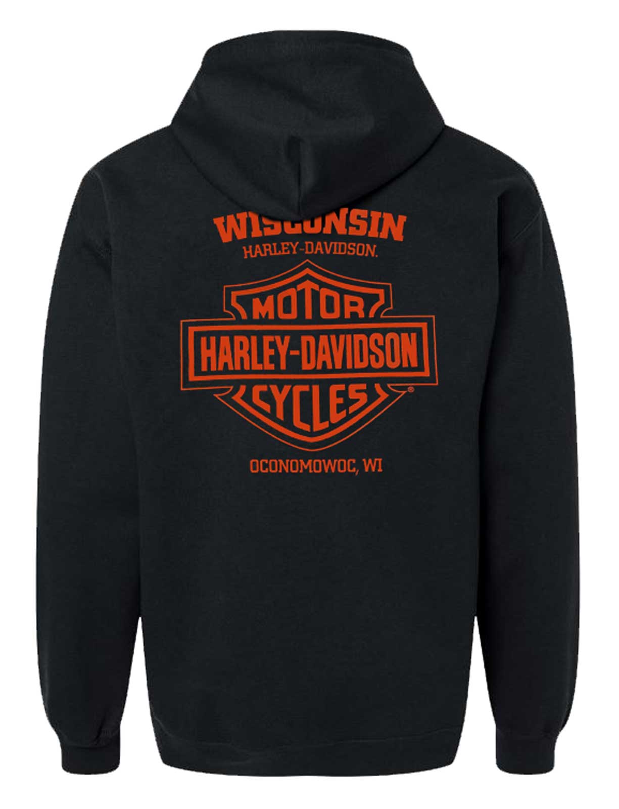 Harley-Davidson Free Shipping - Harley-Davidson Men's POW! Ride Hard Pullover Fleece Hooded Sweatshirt, Black - Free Shipping on many products plus Orders Over $99