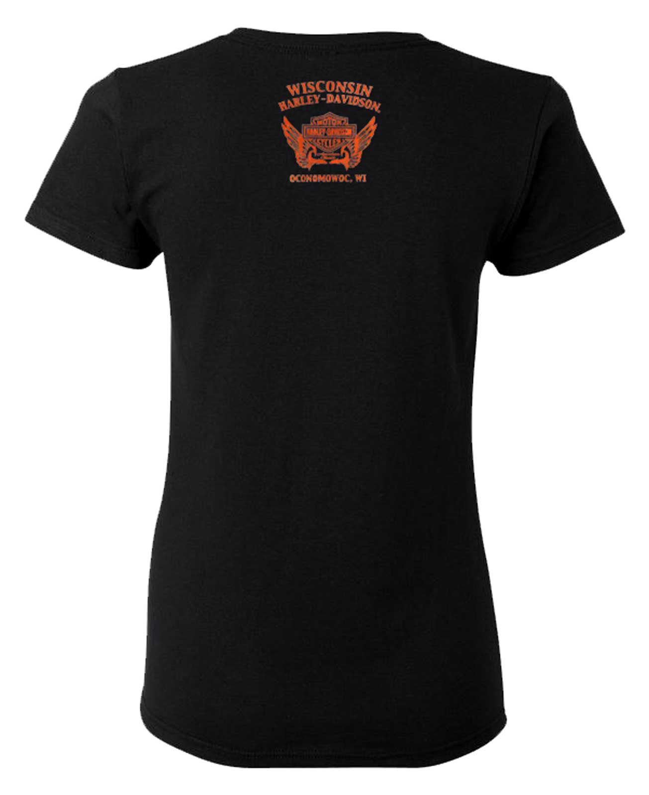 Harley-Davidson Free Shipping - Harley-Davidson Women's Vice Short Sleeve Crew-Neck Cotton Tee, Solid Black - Free Shipping on many products plus Orders Over $99