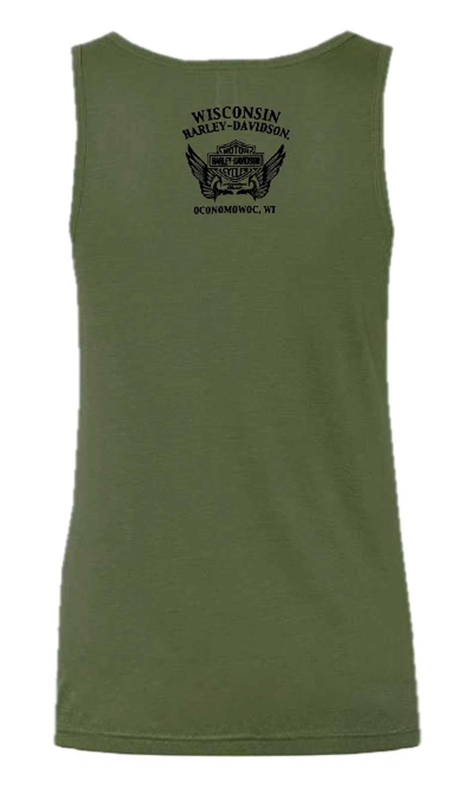 Harley-Davidson Free Shipping - Harley-Davidson Women's Interlace Floral Fullback Muscle Tank Top, Green - Free Shipping on many products plus Orders Over $99