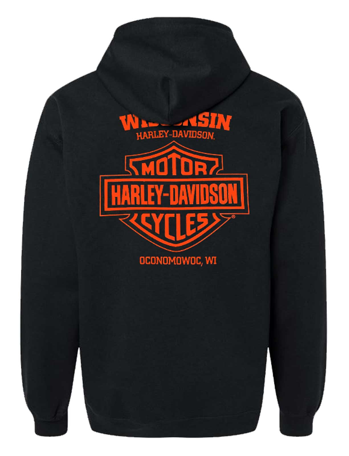 Harley-Davidson Free Shipping - Harley-Davidson Men's Retro Erode H-D Pullover Fleece Hoodie, Black - Free Shipping on many products plus Orders Over $99
