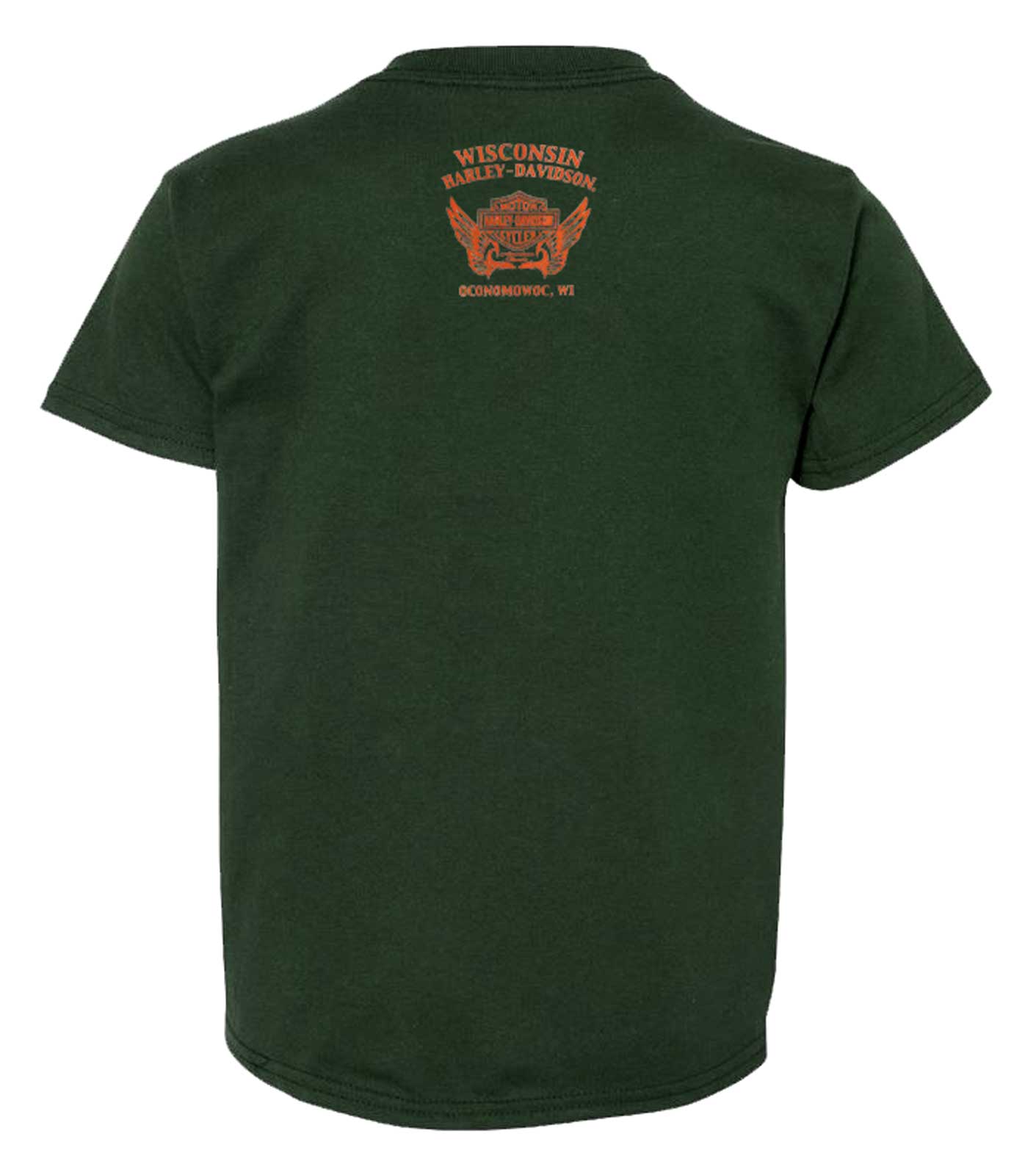 Harley-Davidson Free Shipping - Harley-Davidson Boy's Rascal Short Sleeve Cotton Toddler Tee, Forest Green - Free Shipping on many products plus Orders Over $99