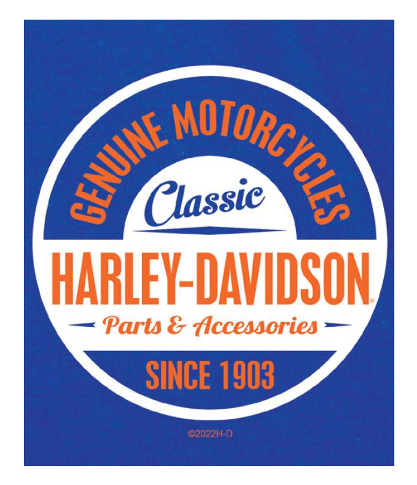 Harley-Davidson Free Shipping - Harley-Davidson Men's Fare H-D Short Sleeve Chest Pocket Tee, Royal Blue - Free Shipping on many products plus Orders Over $99