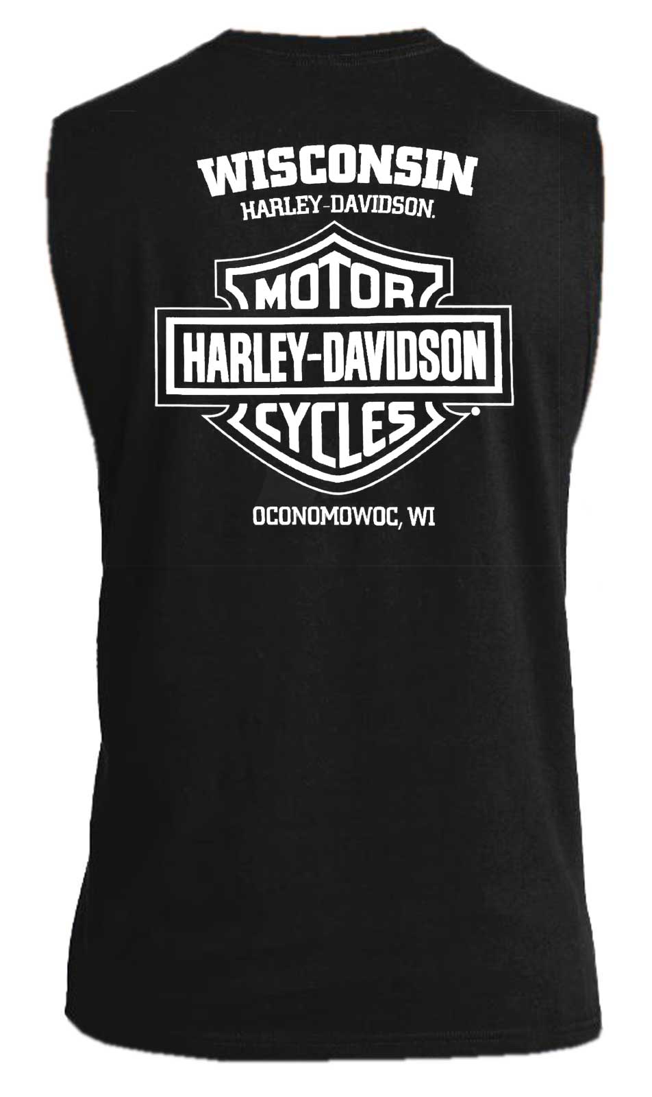 Harley-Davidson Free Shipping - Harley-Davidson Men's Duel Skeleton Sleeveless Cotton Muscle T-Shirt, Black - Free Shipping on many products plus Orders Over $99